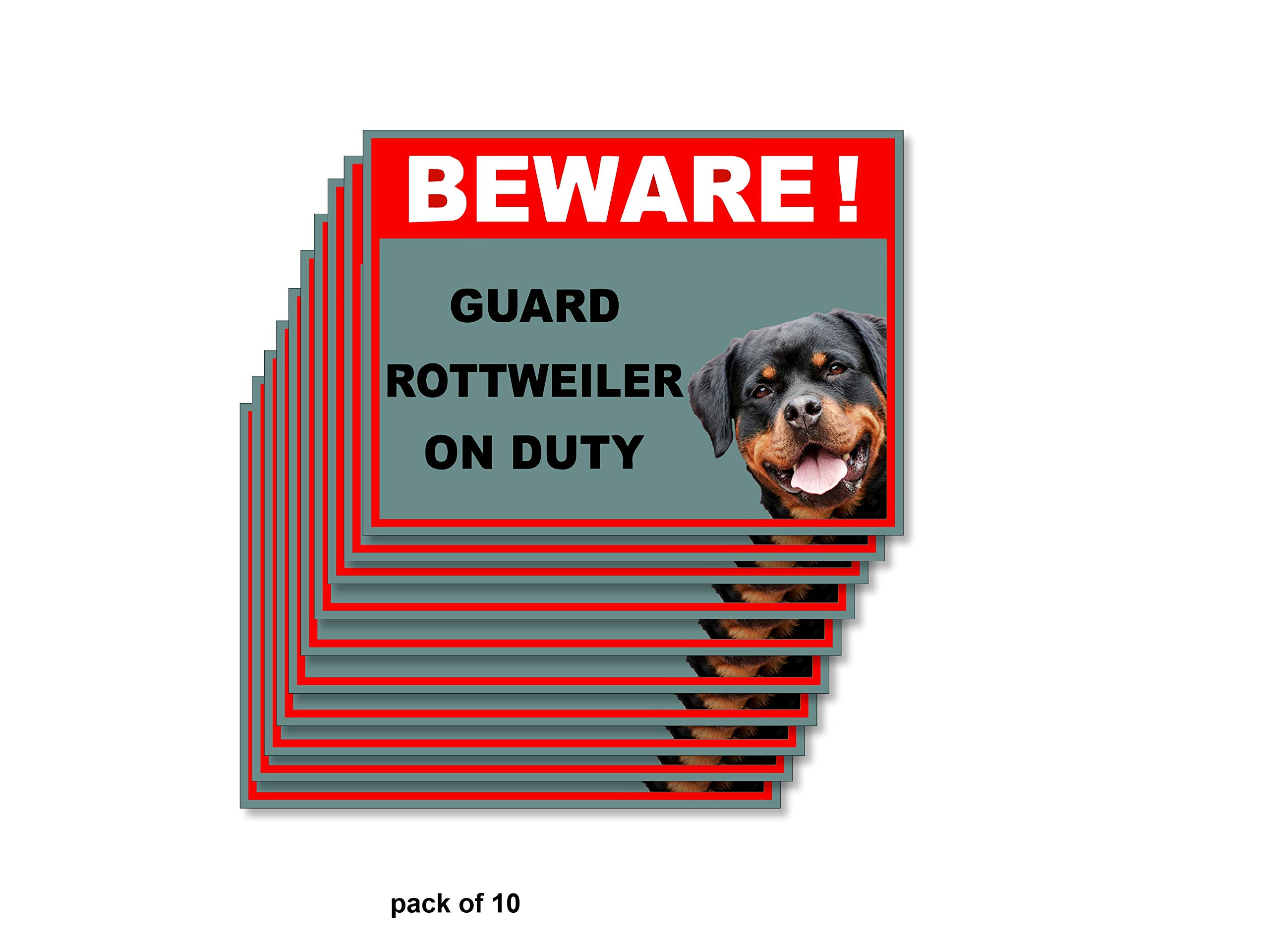 999Store office supplies sunboard beware of dogs sticker signage sign board grey (30X22 Cm) 1