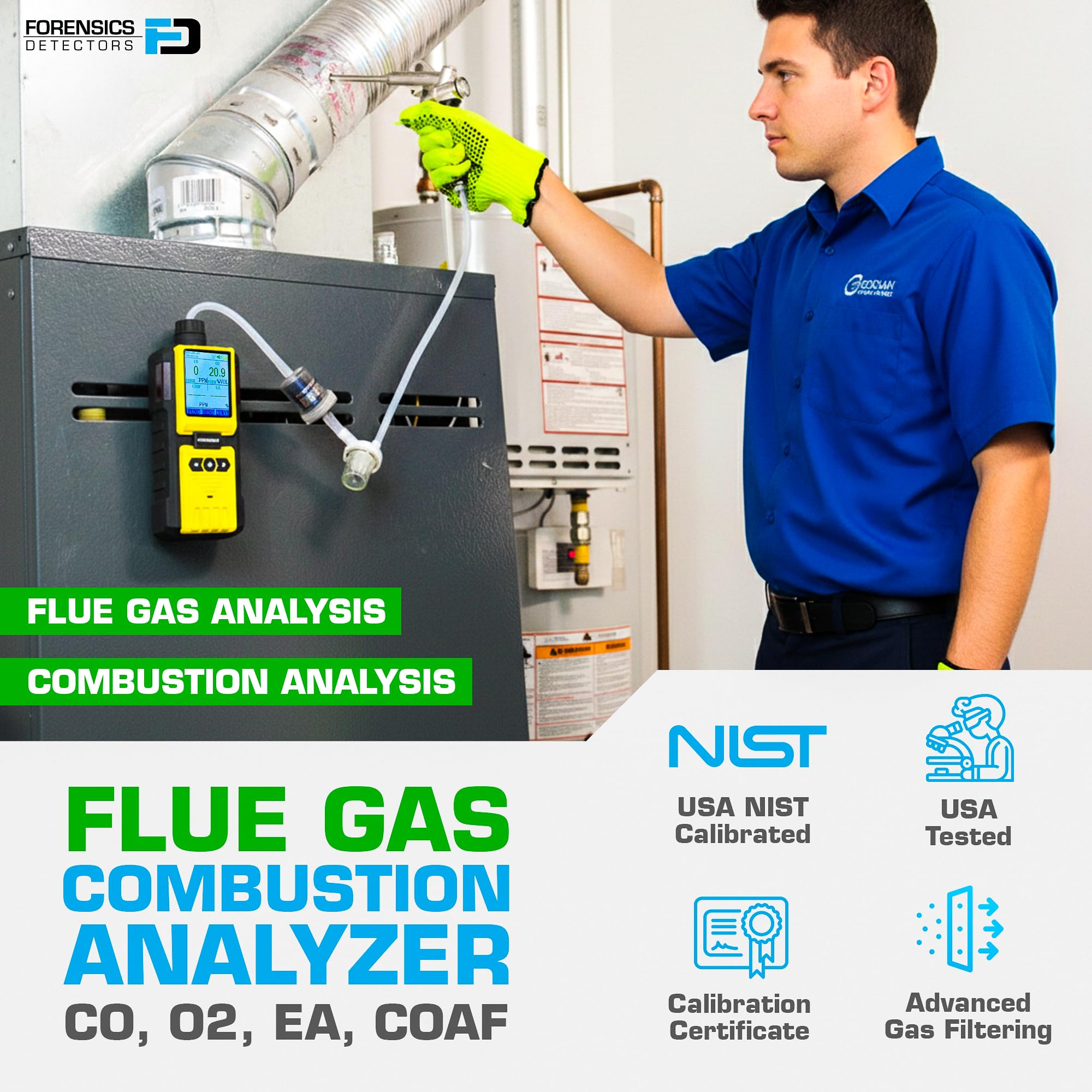 Snapklik.com : Professional Combustion Analyzer By Forensics USA NIST ...