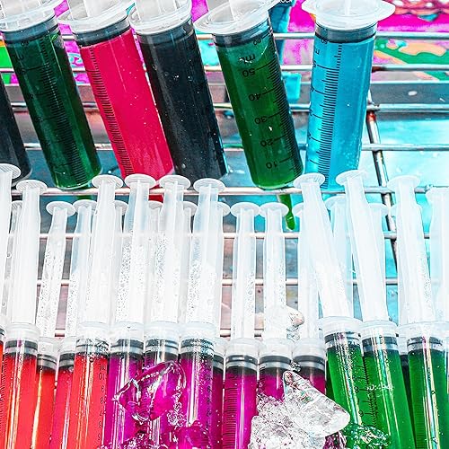 Miniatura 42 de Luer Lock - Juego de 30 jeringas de 0.1 onzas líquidas sin aguja de plástico, jeringas para pegamento y líquido (0.1 fl oz)