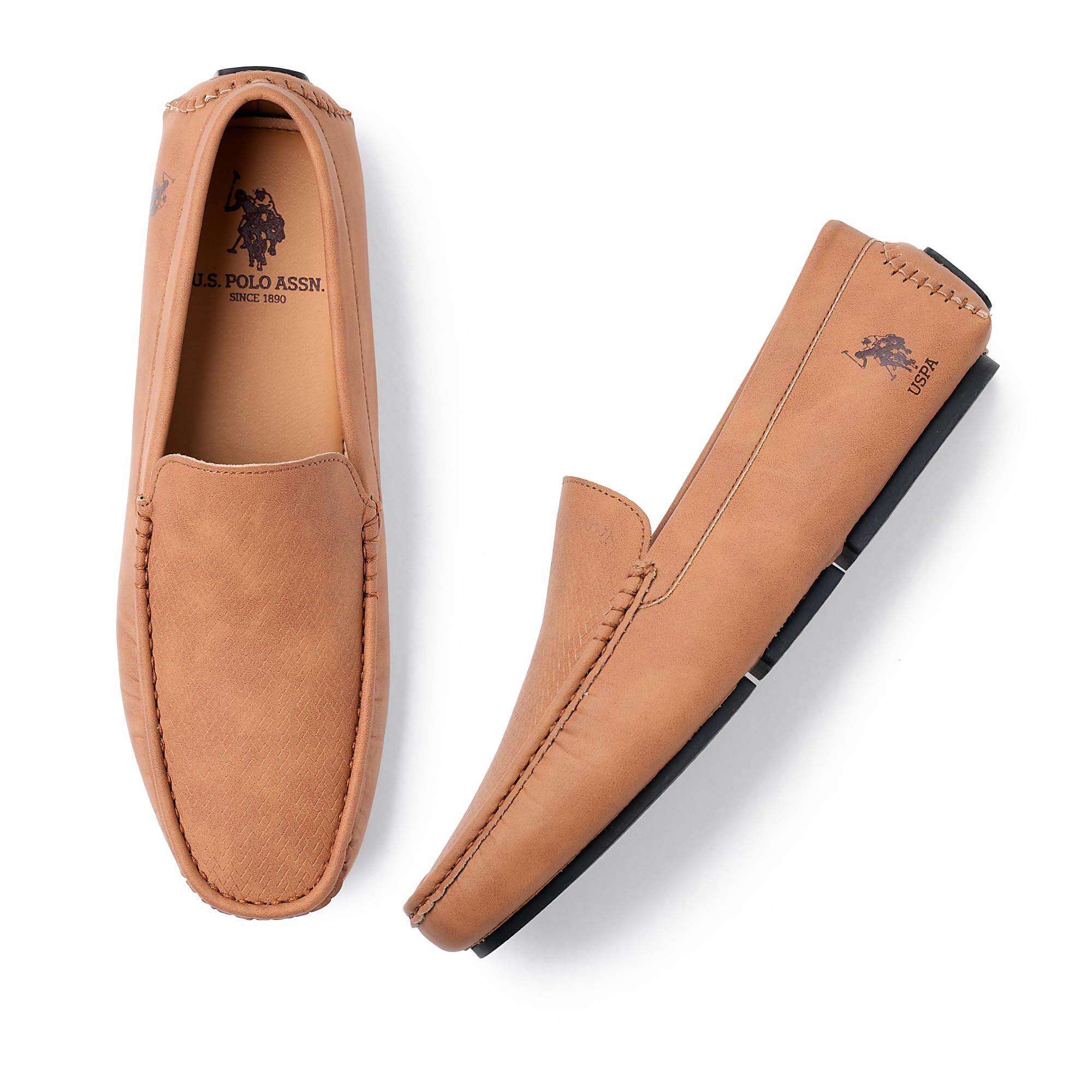 U.S. Polo Assn. Colin 5.0 Mens Driving Shoes TAN