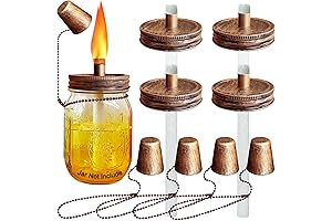 4-Pack Mason Jar Torch Kit