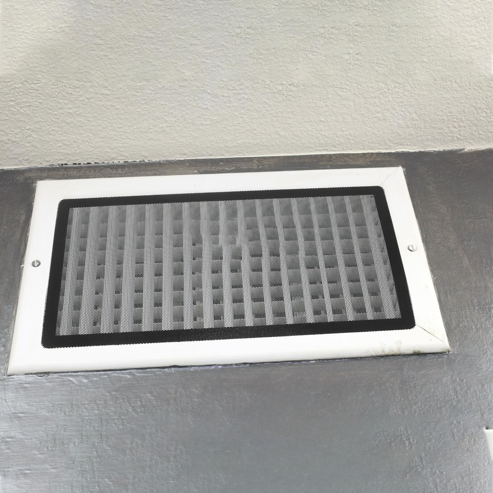 8 coperture magnetiche per prese d'aria da 14 x 28 cm, in rete di PVC, filtro antipolvere, telaio magnetico per soffitti e pavimenti, controllo della polvere, facile installazione, efficiente dal