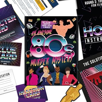 Gift Republic an 80s Murder Mystery Family Board Game