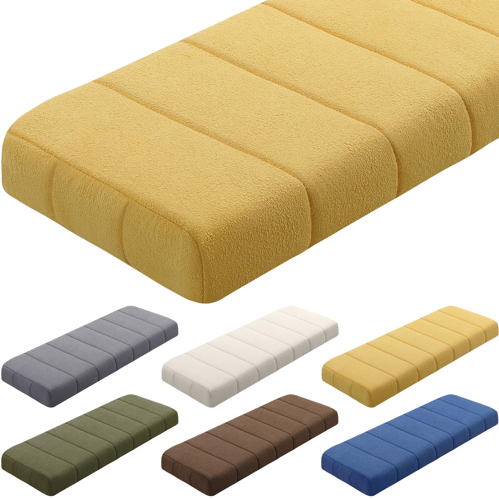 Wenqik Bench Cushion - Beige Comfort -12