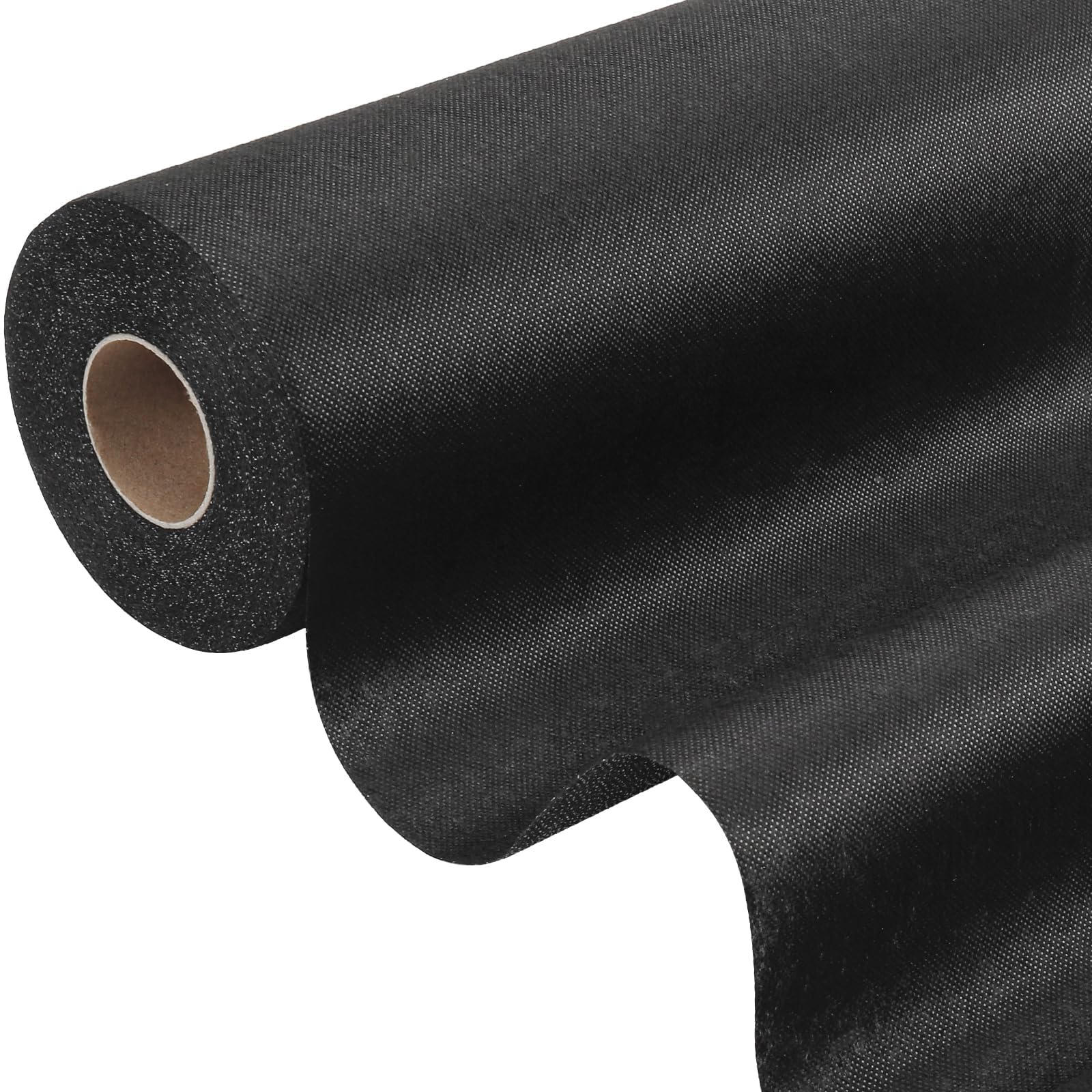 Iron-On Fusible Interfacing for Sewing- Non-Woven Lightweight Apparel Interfacing- 11.8 Inch x 19.7 Yard Fusible Fleece Interfacing for Crafts, Bags, Home Decoration (Black)