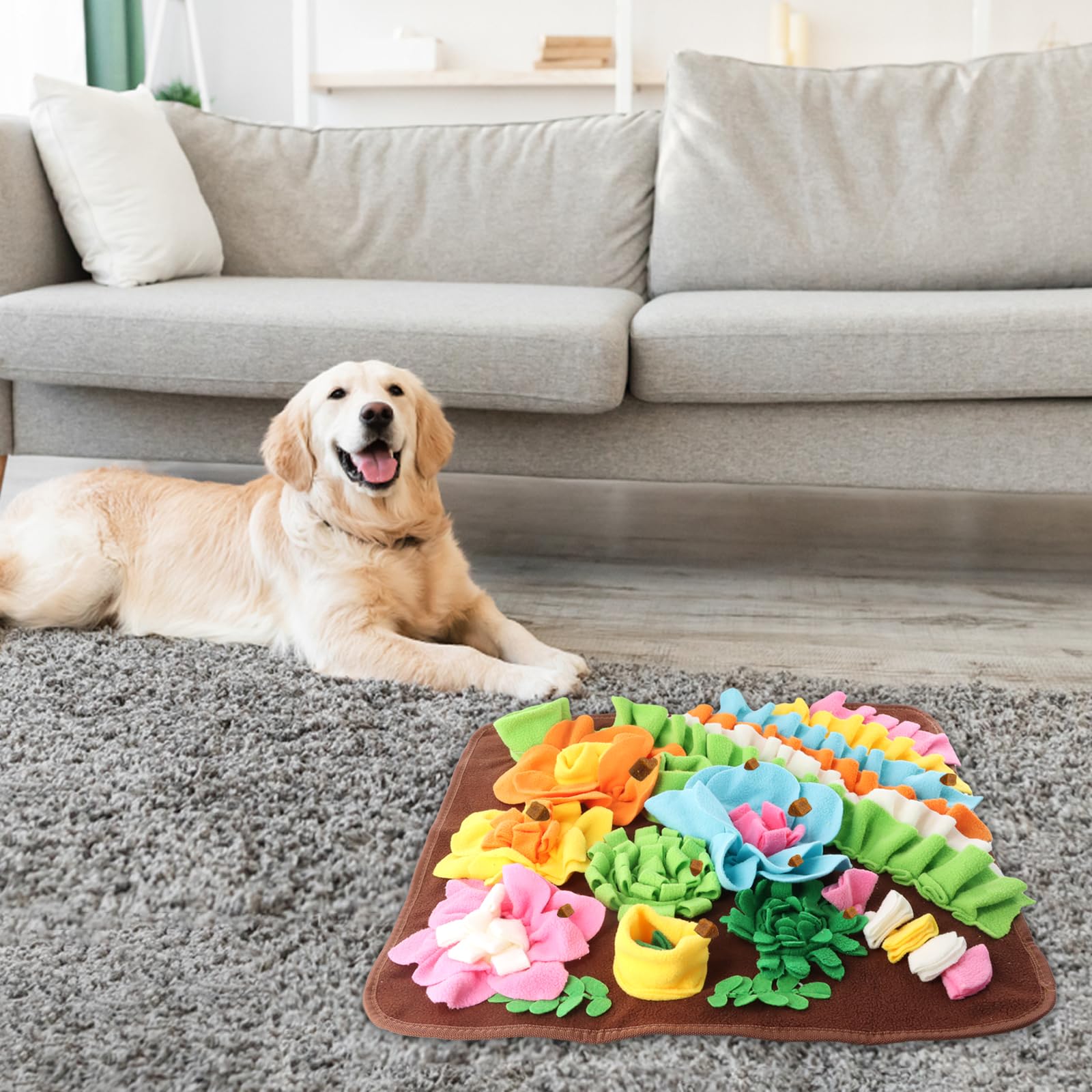 Snuffle Mat for Dogs Durable Dog Snuffle Mat, Interactive Feeding Game, Enrichment Toys for Dogs Dog Stimulation Toys - Image 4