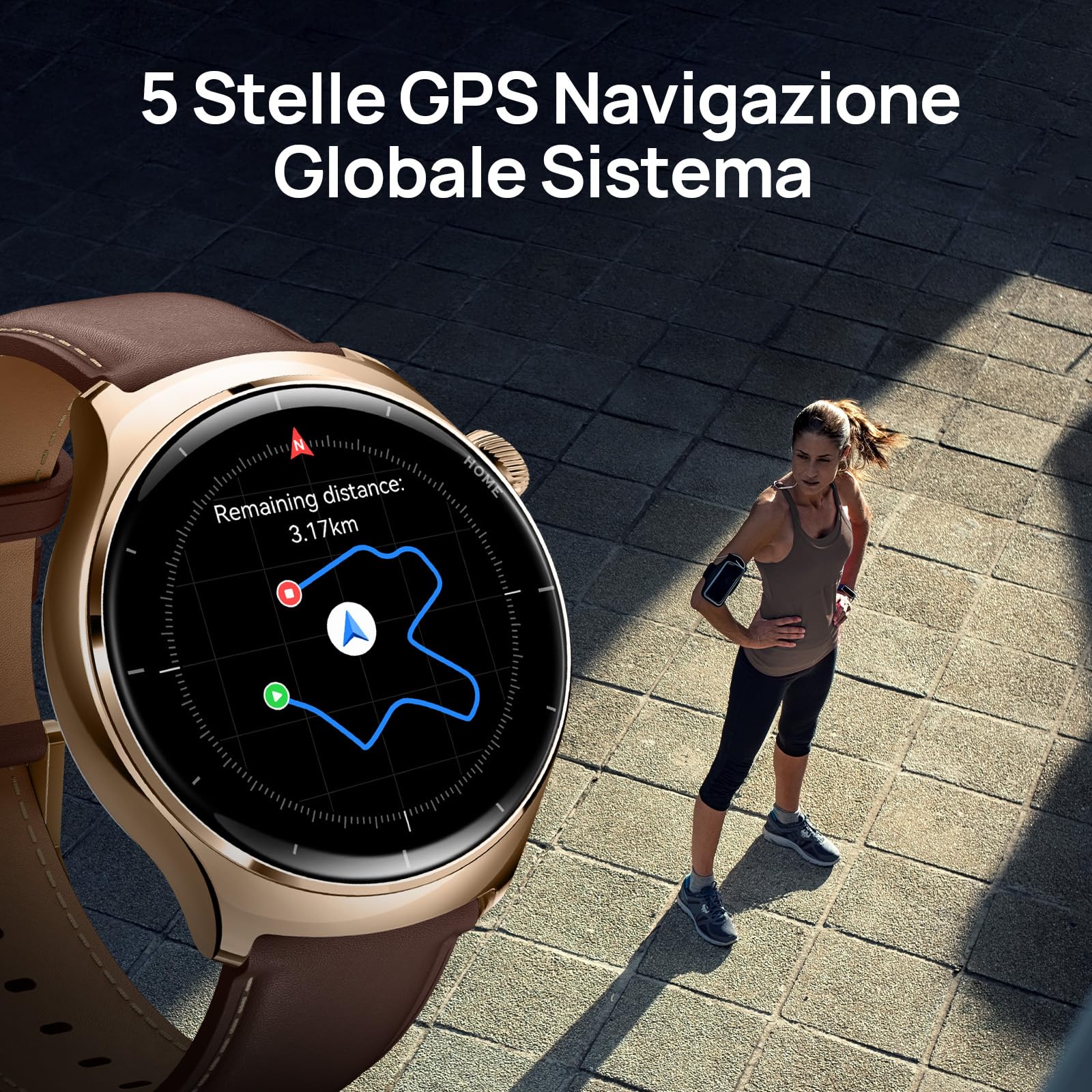 Smartwatch Lite3 Pro GPS Fitness Trascrittore Sport - Dettaglio