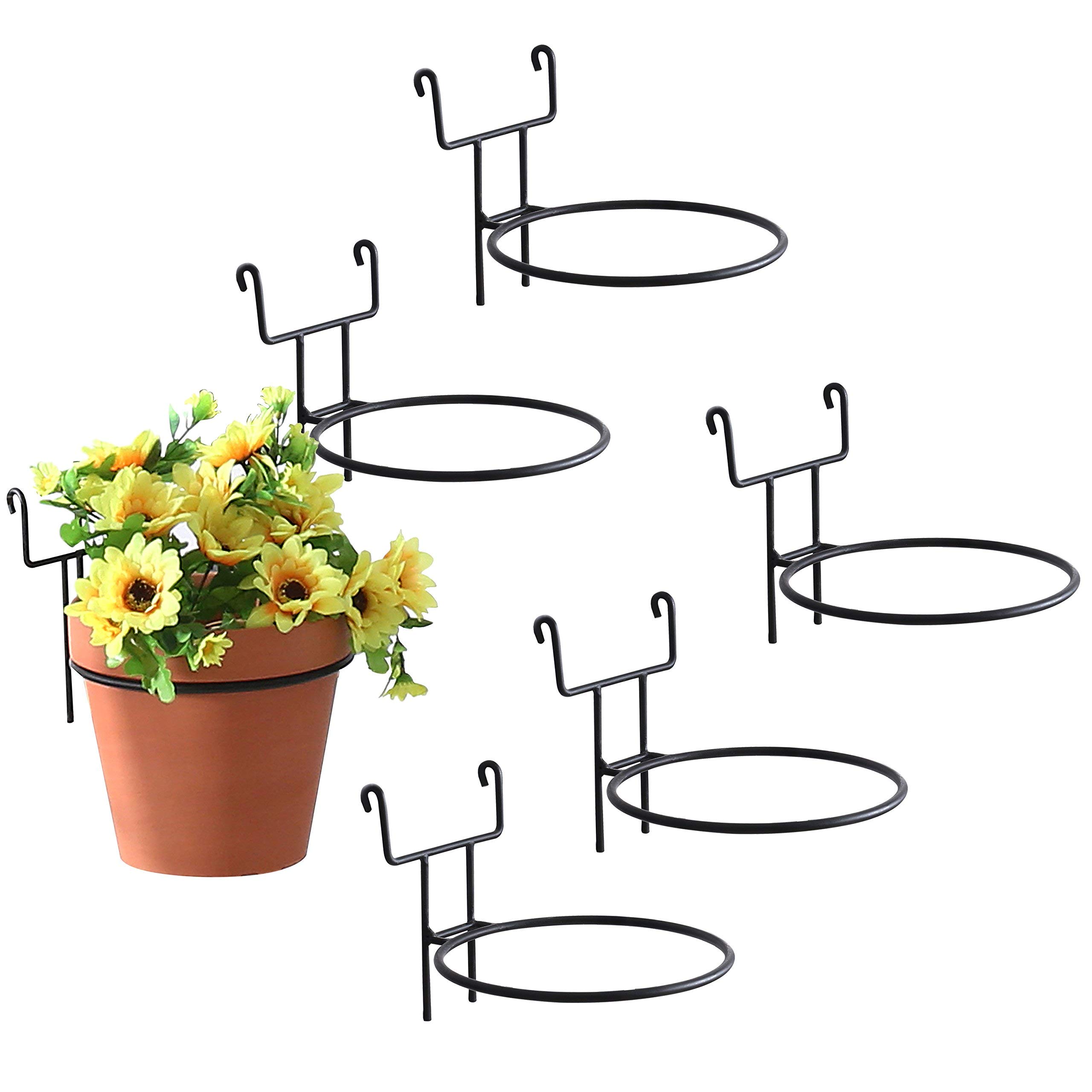 DILNAZ ART 7-Inch Black Metal Wire Hanging Planter Holders for Wire Trellis Wall, Set of 6 (B08VDBH2KD) Amazon Price History, Amazon Price Tracker