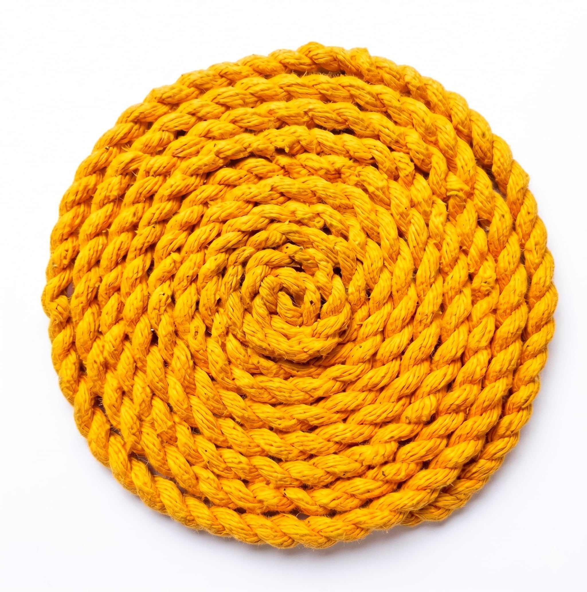 On Blow Akhand Jyot Batti | Twisted Cotton Wicks for Pooja/Aarti | Lambi Batti for Diya (Yellow) (Pack of 12)-picture-11