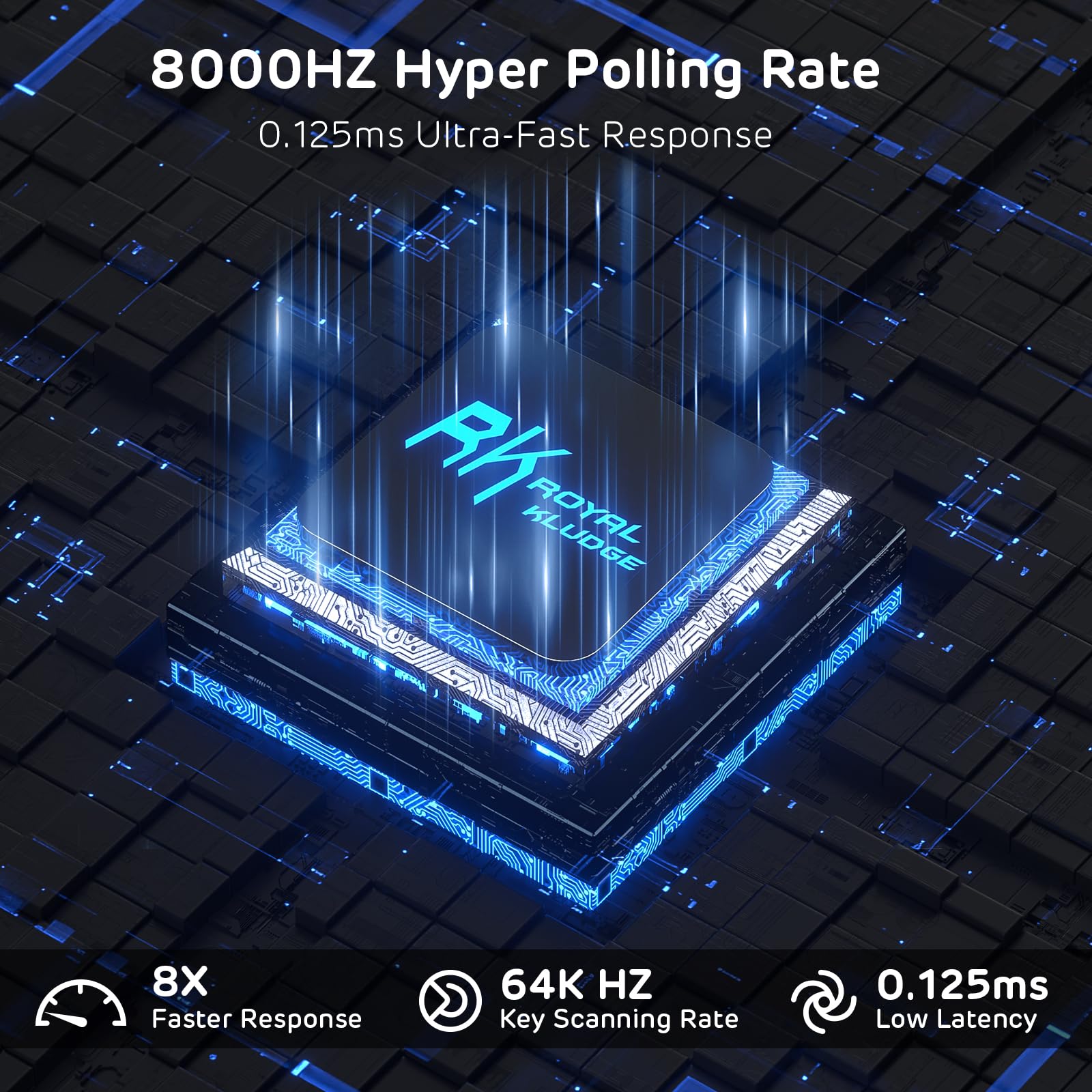 RK Royal KLUDGE C98 HE mechaniczna klawiatura do gier, magnetyczny przełącznik z efektem Halla, hot-swap 95% przewodowa klawiatura RGB, regulowany próg aktywacji Rapid Trigger, częstotliwość