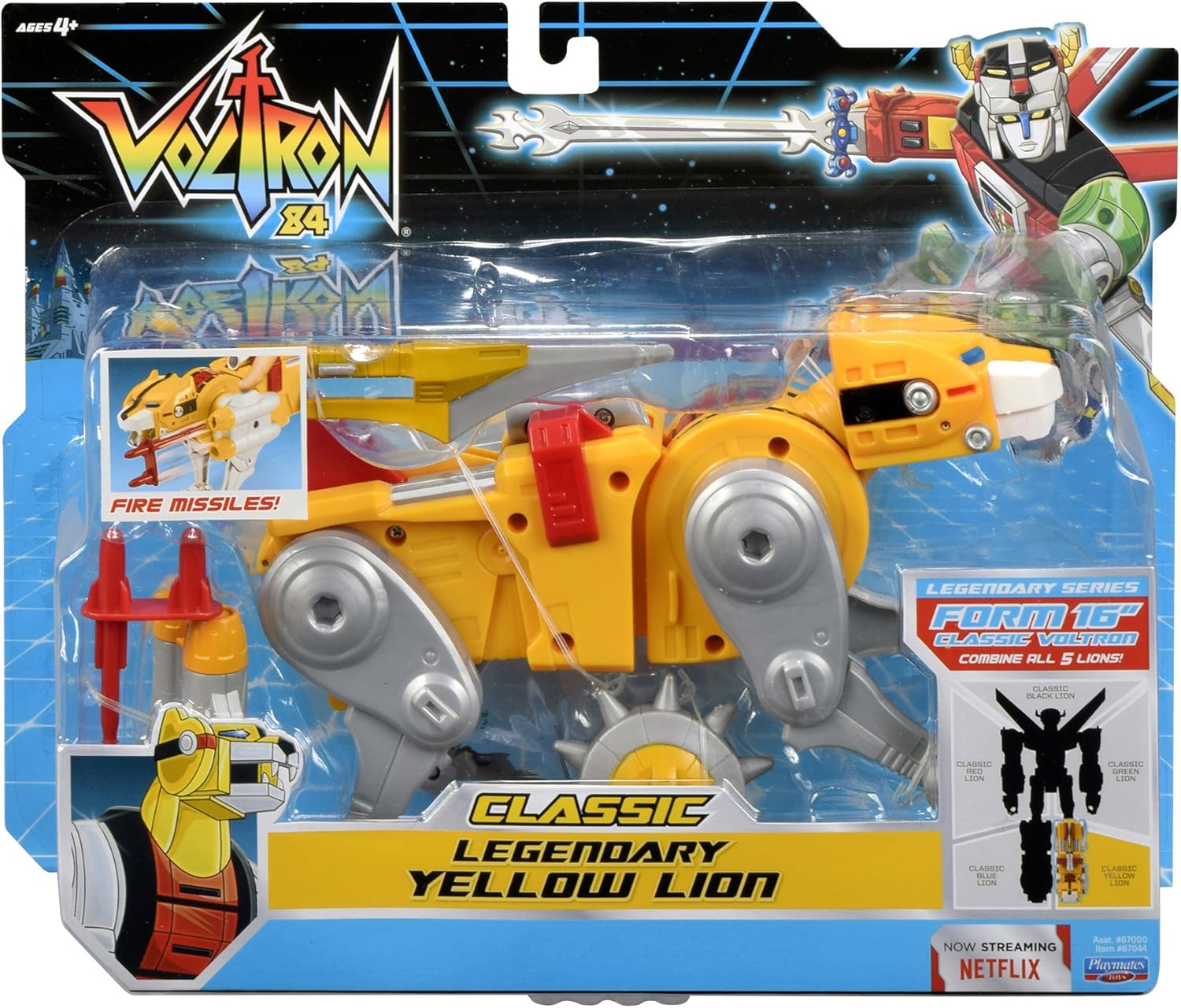 🔥 Voltron Classic Combining Yellow Lion Action Figure