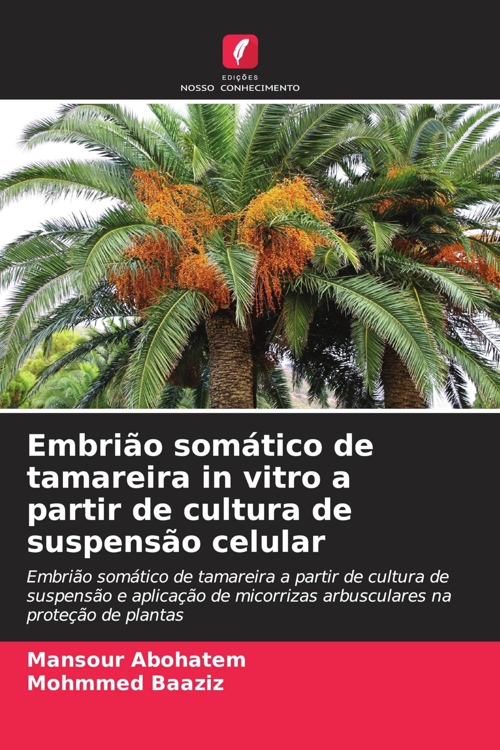 Embrião somático de tamareira in vitro a partir de cultura de suspensão celular: Embrião somático de tamareira a partir de cultura de suspensão e ... arbusculares na proteção de plantas
