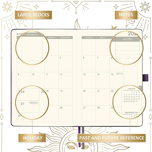 Miniatura 3 de Agenda 2024  Agenda semanal y mensual 2024, Janaury 2024 a diciembre de 2024, 5.75 x 8.25 pulgadas, agenda de piel sintética 2024 con bolsillo