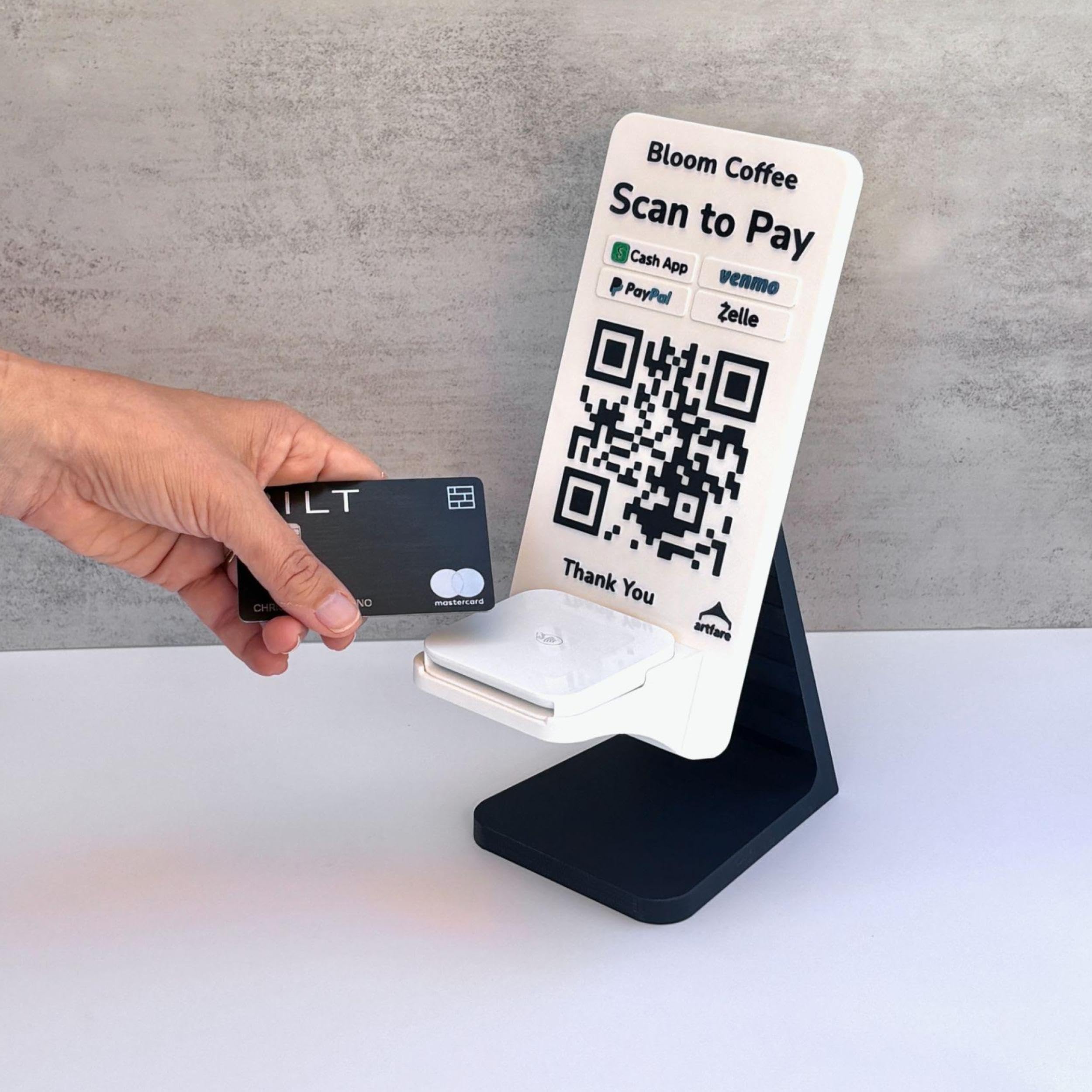 Amazon.com: Square Reader Holder & QR Payment Sign with Business Amazon.com: Square Reader Holder & QR Payment Sign with Business