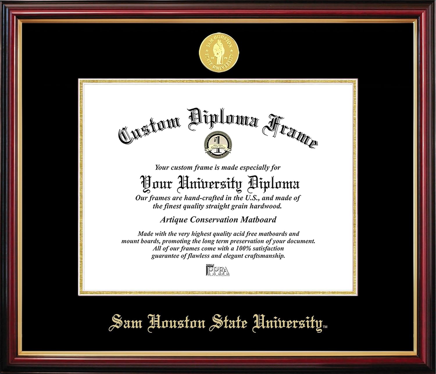 Campus Images Sam Houston State University Petite Diploma Frame