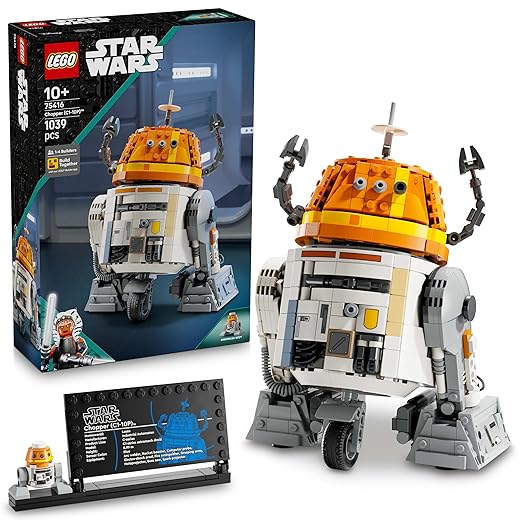 LEGO Star Wars 75416 Droide Astromeccanico Chopper (C1-10P) - Robot Giocattolo da Costruire con Testa Mobile, Braccia e Ruota Centrale Staccabili - Regalo per Bambini e Bambine da 10+ Fan di Ahsoka