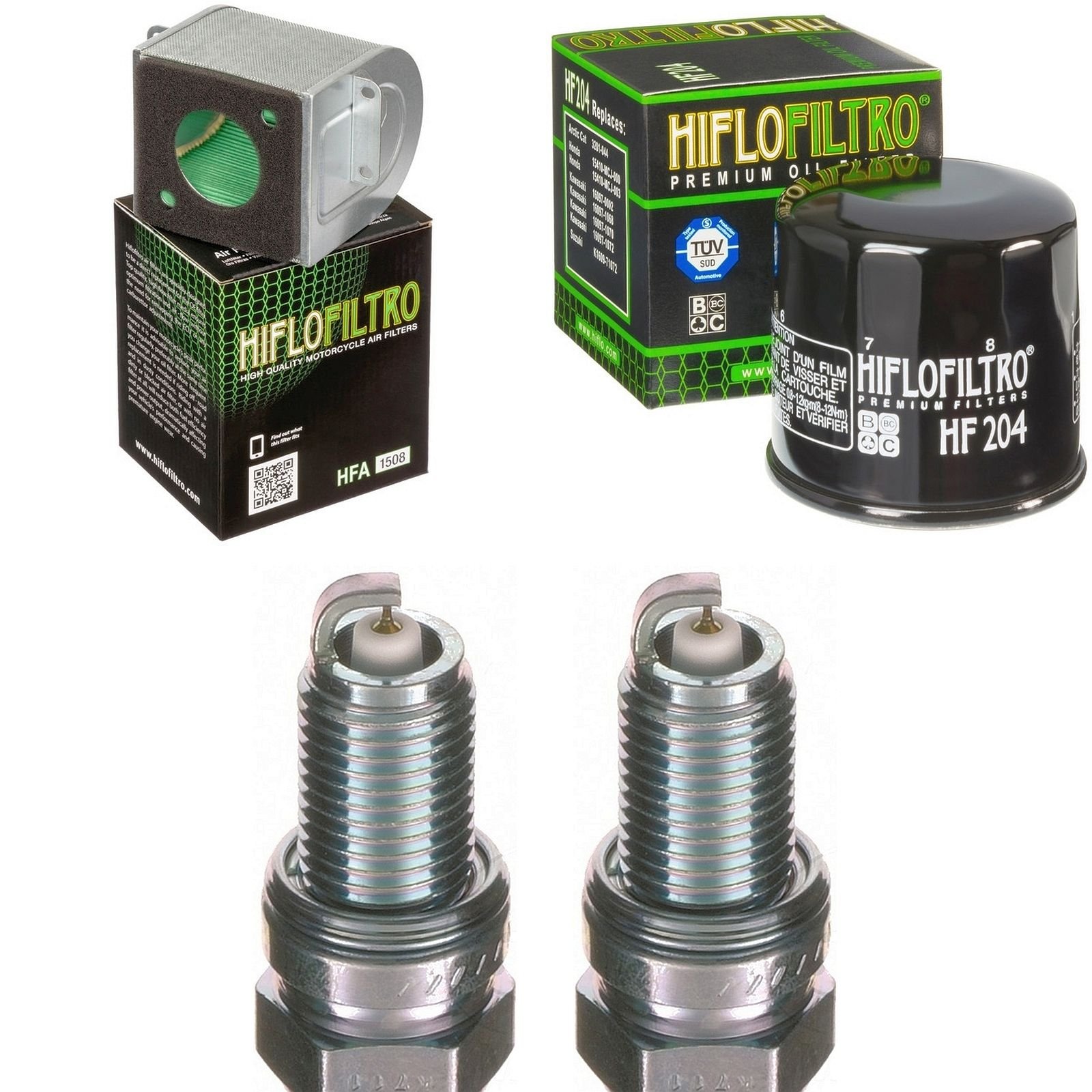 Filtro de aire Filtro de aceite Bujía Honda CB 500 X 2015 Kit de mantenimiento servicekit