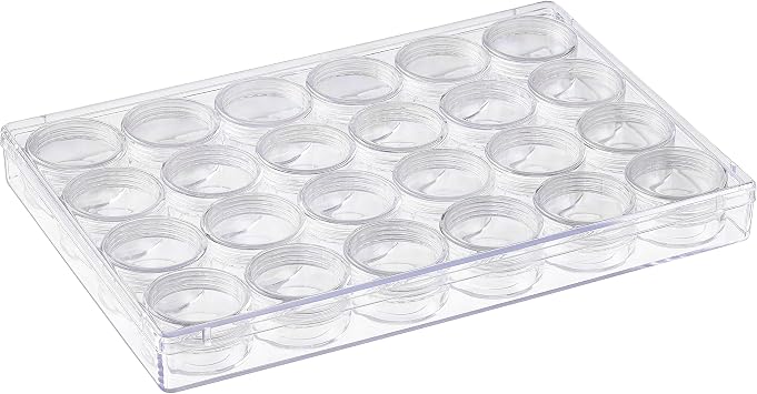 Bead Landing 9.5 Bead Storage Case with Jars, 6 Pack