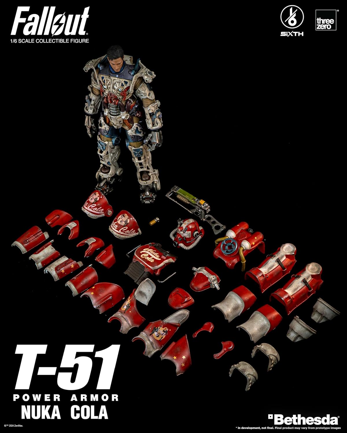 Fallout T-51 Nuka Cola Power Armor 1:6 Scale Action Figure