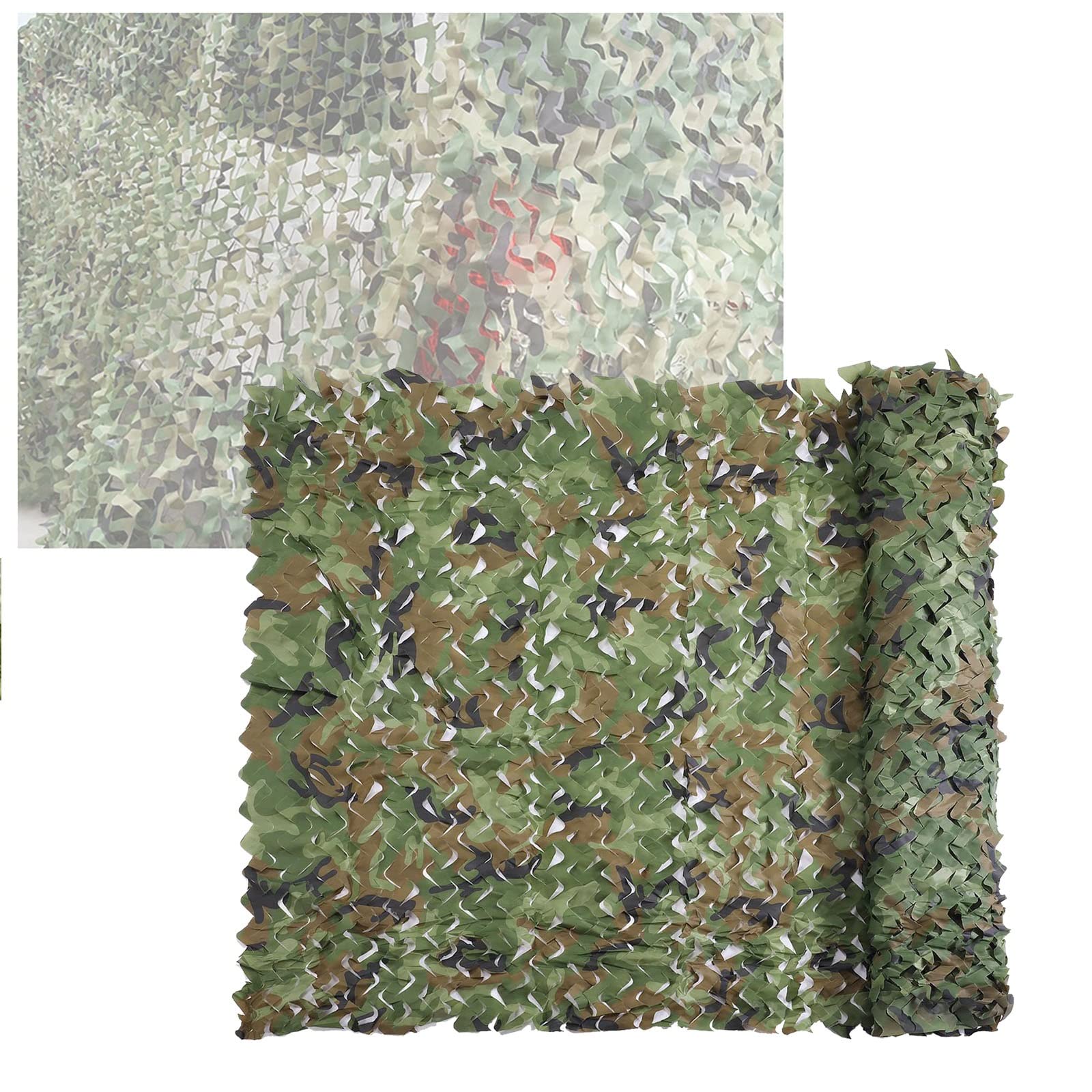 Oudini 4*9M Camouflage Net, Hunting Shade Cover Army Camo Net For Camping Military Hunting Shooting Sunscreen Nets/4 * 9M
