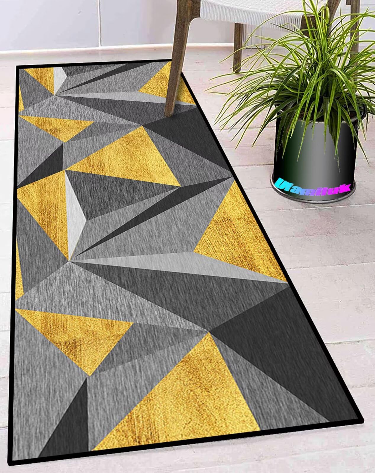Paillasson d'entrée moderne design pour événements fêtes et grandes réceptions