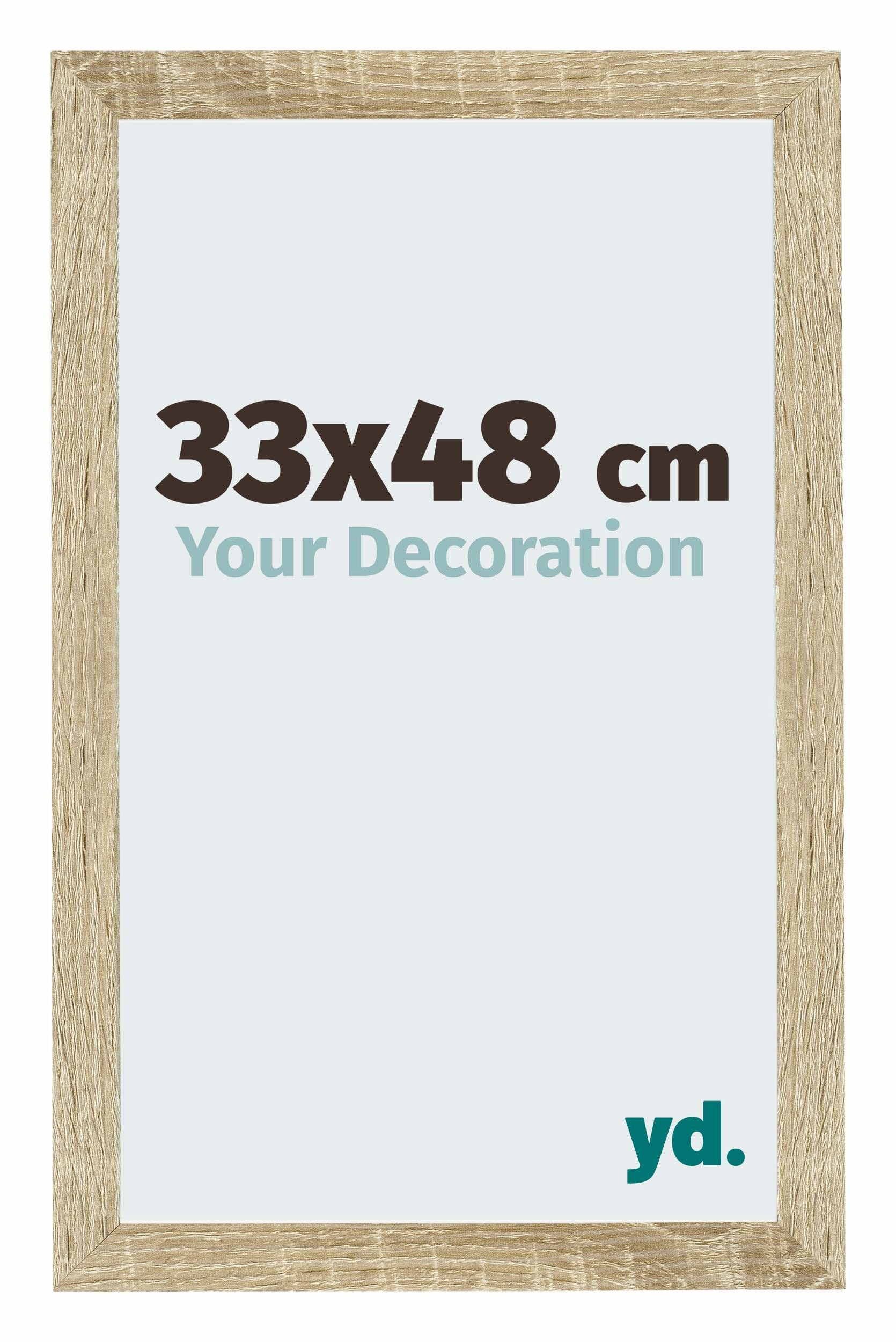 Your Decoration - Puzzle frame 33x48 - Sonoma Oak - Puzzle frame 500-1000 Pieces - MDF Photoframe - Mura