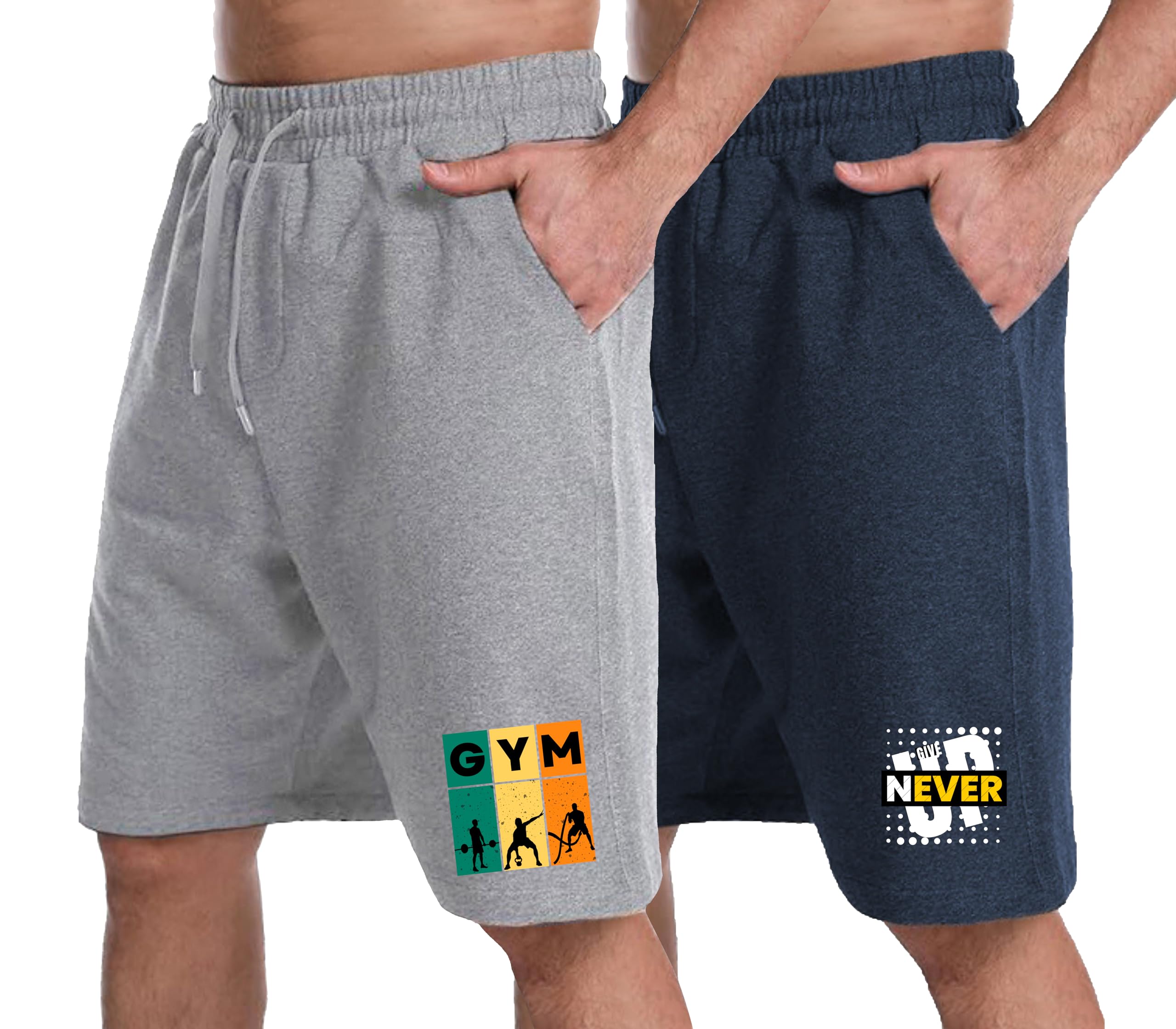kart black Plus Sizes Men's Cotton Knee length Shorts(XXL,3XL,4XL,5XL,6XL,7XL,8XL shorts) | Casual and Night Wear Mens Shorts-picture-14