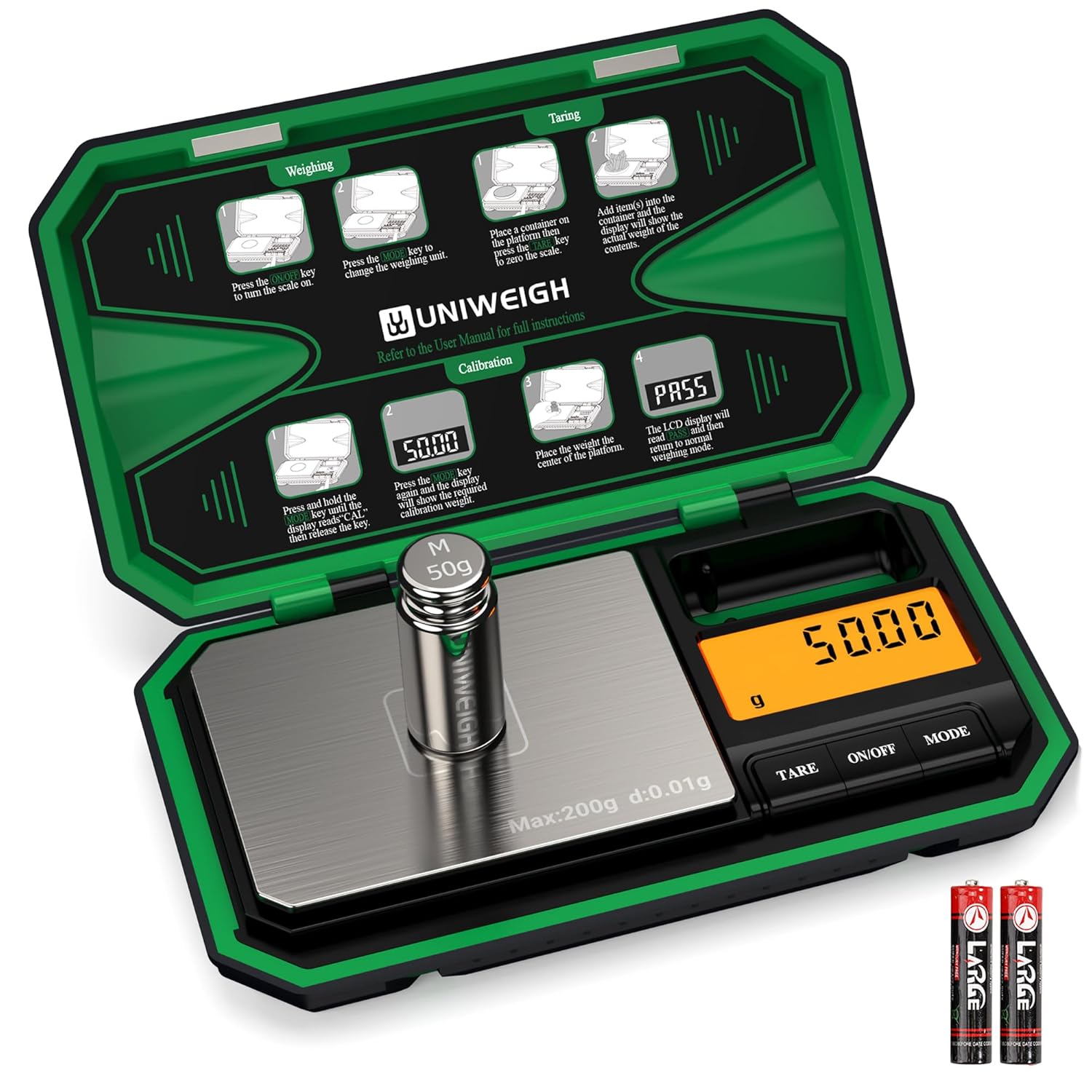 Digital Pocket Scale Precision 200g 0 01g Digital Scale Grams Ounces Mini Jewelry Scale Coins Scale with 50g