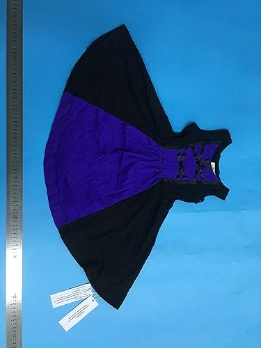 Miniatura 5 de Waruila Disfraz de reina malvada, disfraz de reina malvada, para niñas pequeñas, disfraz de maléfica de princesa