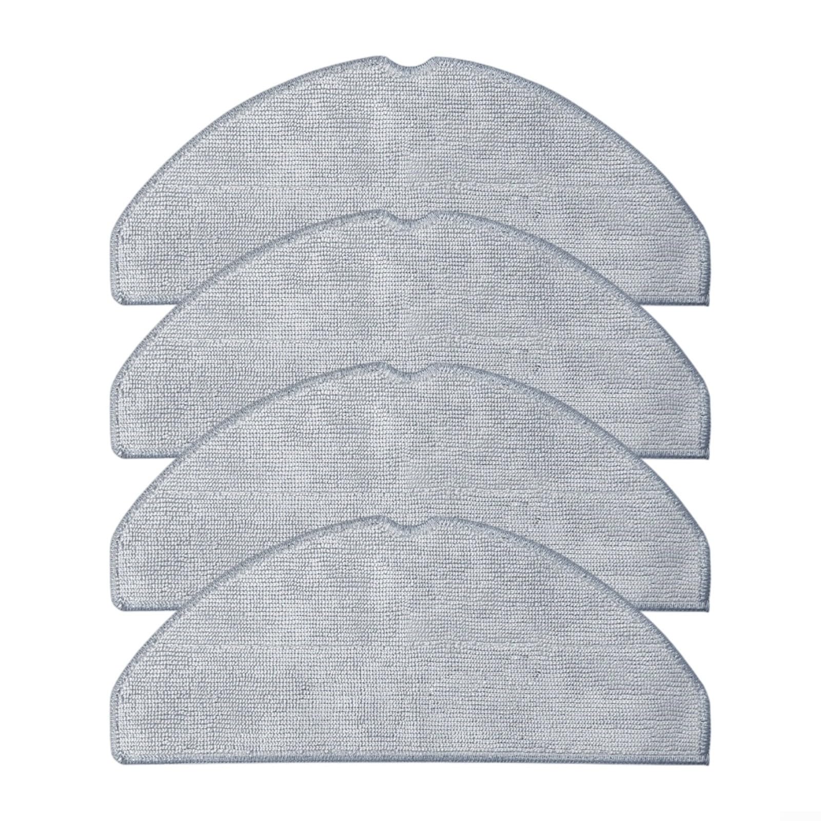 Replacement Mop Cloths For Roborock For Q7 Series (4/10-Pack), Premium Microfiber Pads for M5+/TF+/L5+/T+ Models, Washable & Floor Mopping Pads for Hygienic Cleaning(4 PACK)