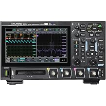 4CH oscilloscope with 125MHz Bandwidth, 1.25 GSa/s Sample Rate, 12 Bit A/D Converter, 50 Mpts Memory Depth and a 17.8 cm touchdisplay 1024x600 PixelDHO914S with AWG