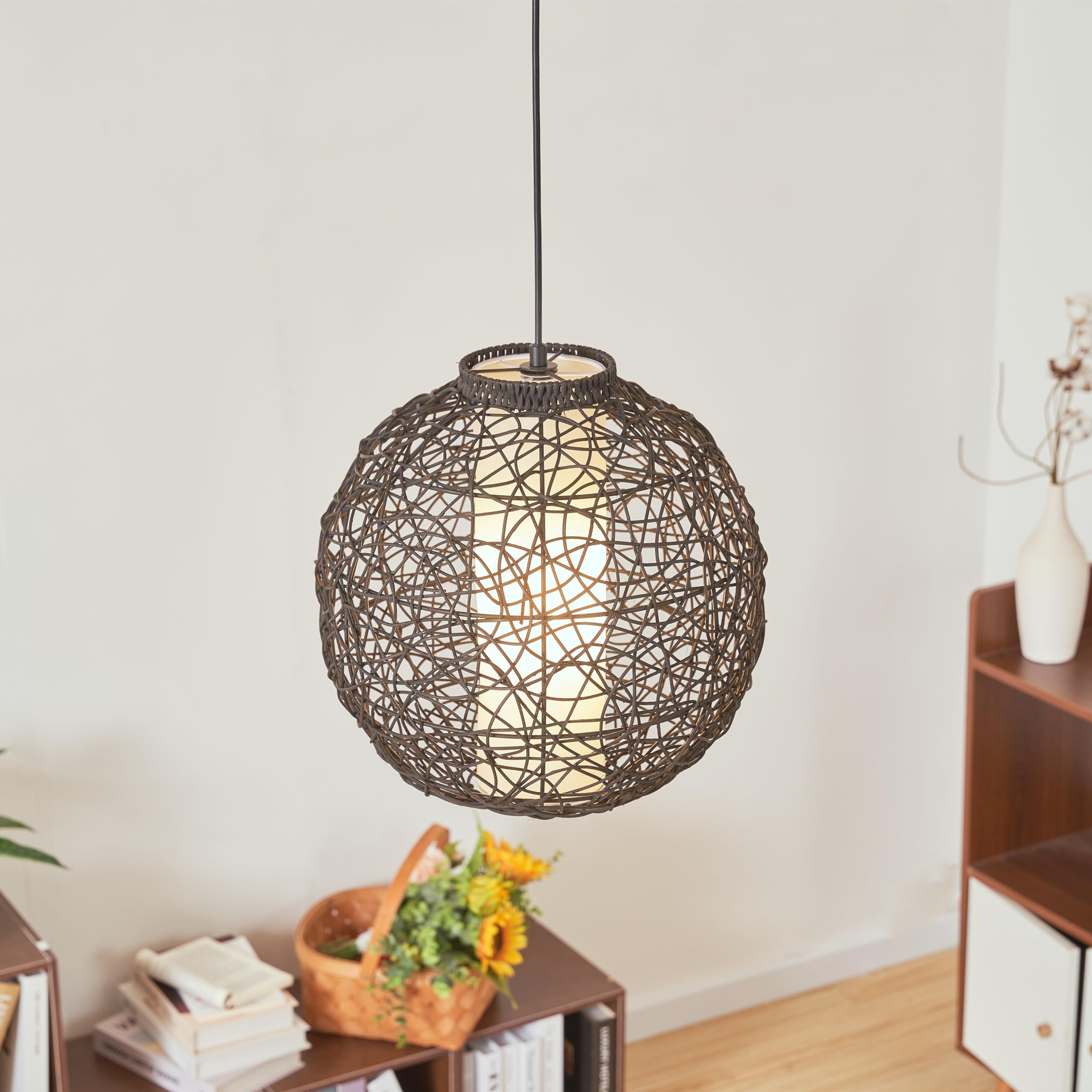 藤編 ペンダントライト Mサイズ 【公式通販】