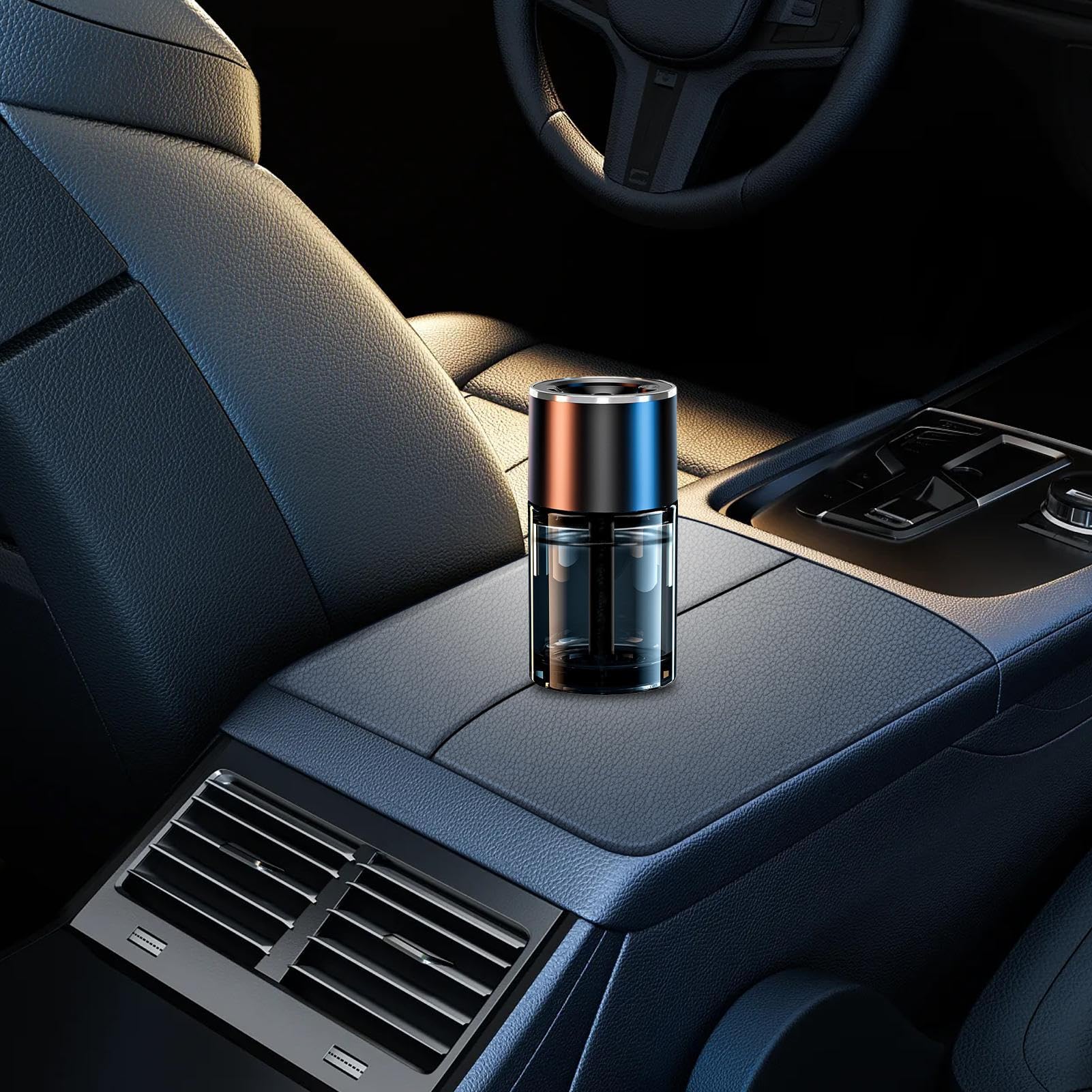 Diffusore Olio Essenziale per Auto Umidificatore terapia Auto con Luce