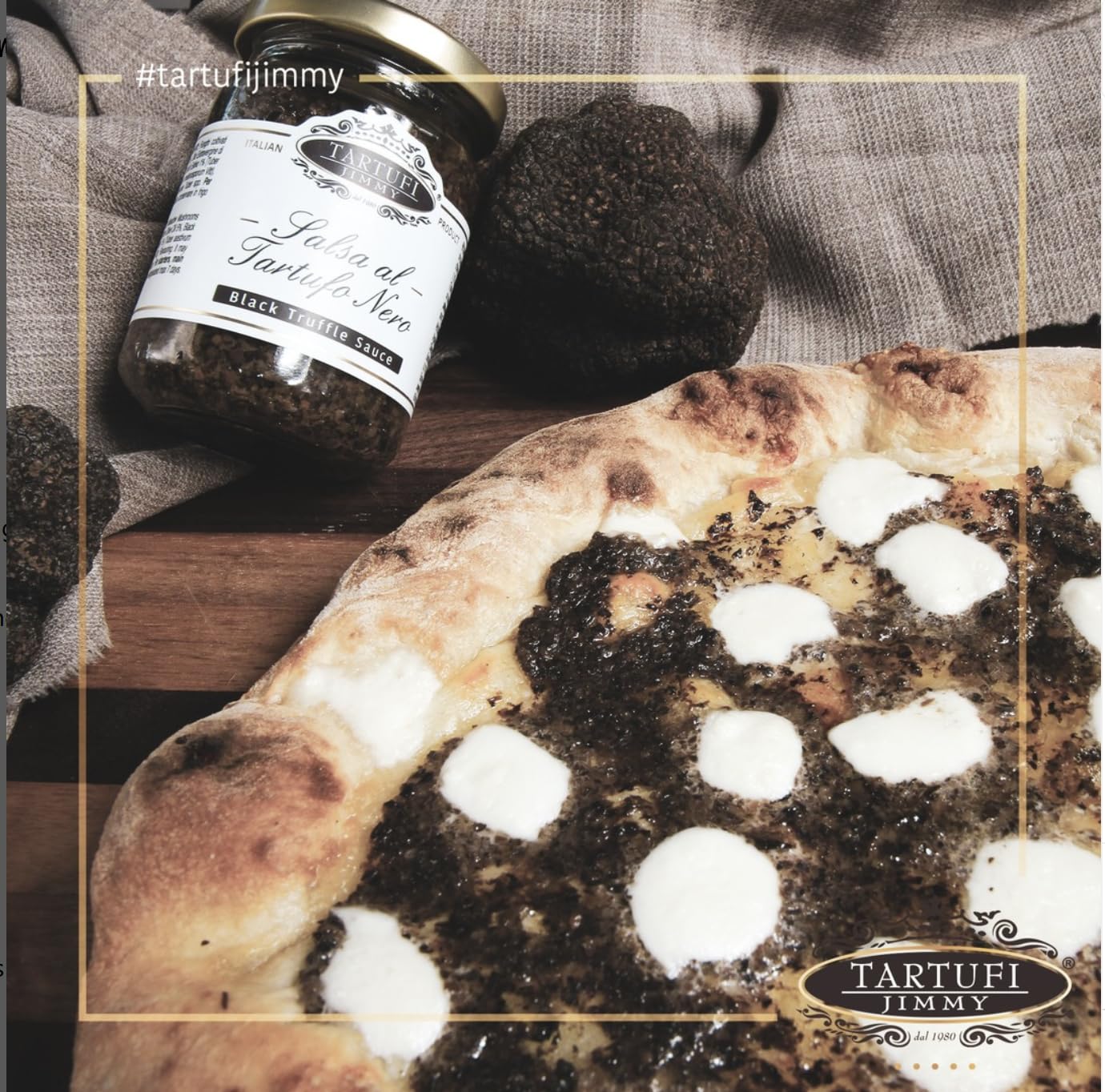 Coffret Gourmet | Sauce à la Truffe Blanche 180g + Sauce Tartufata à la Truffe Noire 180g | Condiments Italiens Raffinés pour Pâtes, Risottos & Viandes |Made in Italy