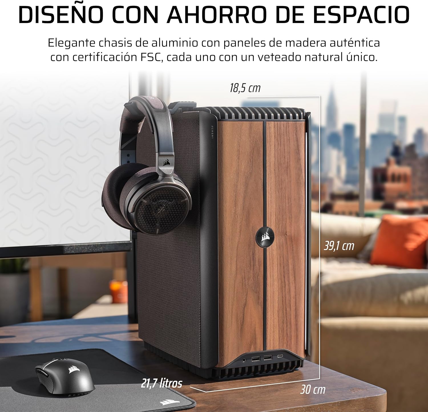 CORSAIR ONE I500 30% MENOR QUE UN PC DE SOBREMESA PC para Juegos CORSAIR ONE I500 30% MENOR QUE UN PC DE SOBREMESA PC para Juegos