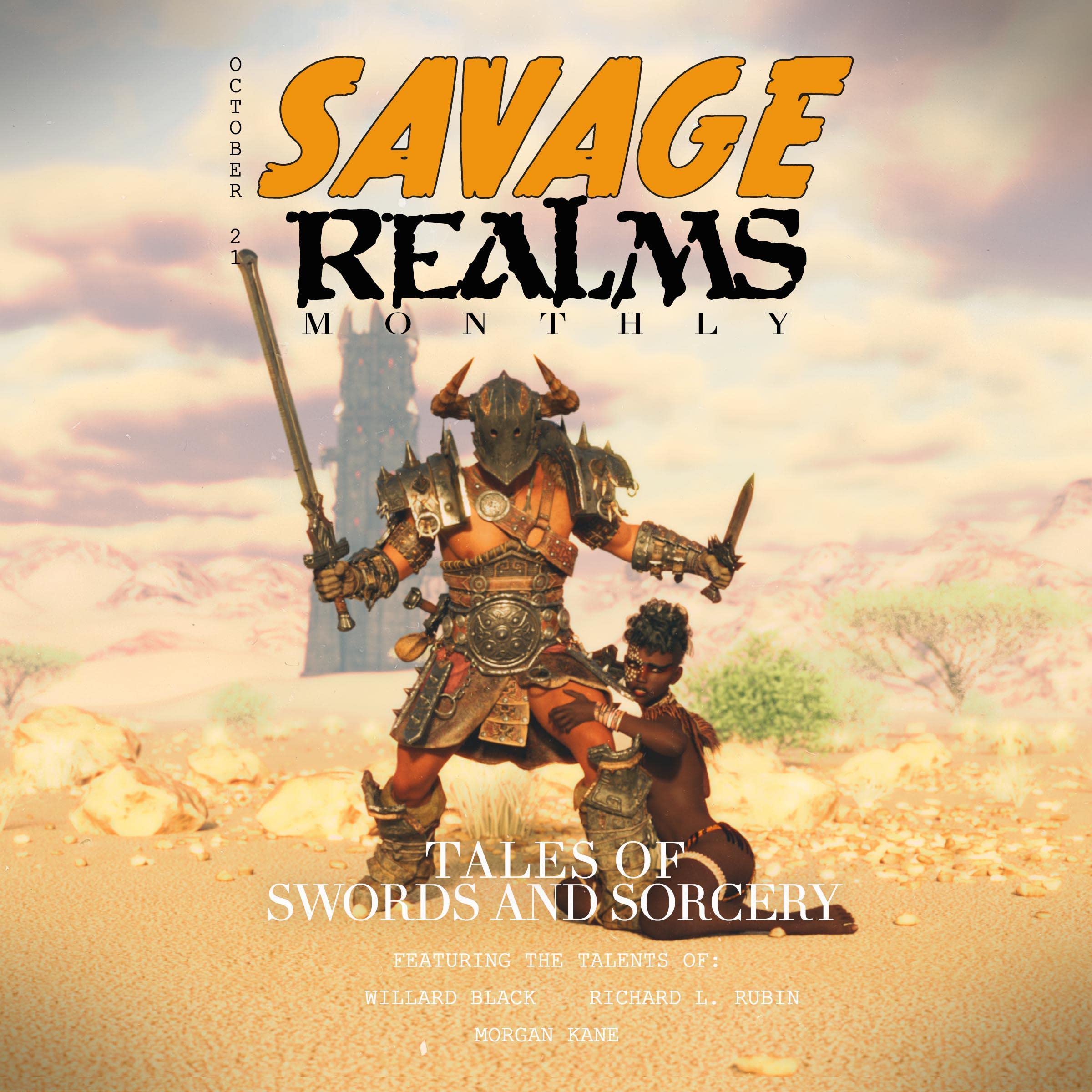Cover art for Savage Realms Monthly: October 2021