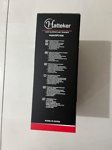 Miniatura 10 de Hatteker Cortadora de pelo para hombres, IPX7, impermeable, inalámbrica, kit de corte de pelo, con cuchilla en T, recortadora de barba para niños,