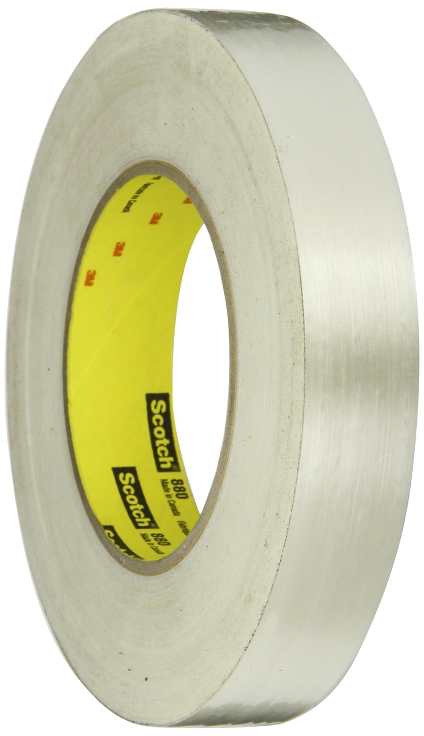 Scotch Filament Tape 880, Clear, 24 mm x 55 m, 7.7 mil