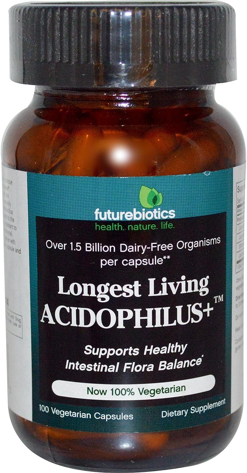 Futurebiotics Longest Living Acidoph +, 100 Cap