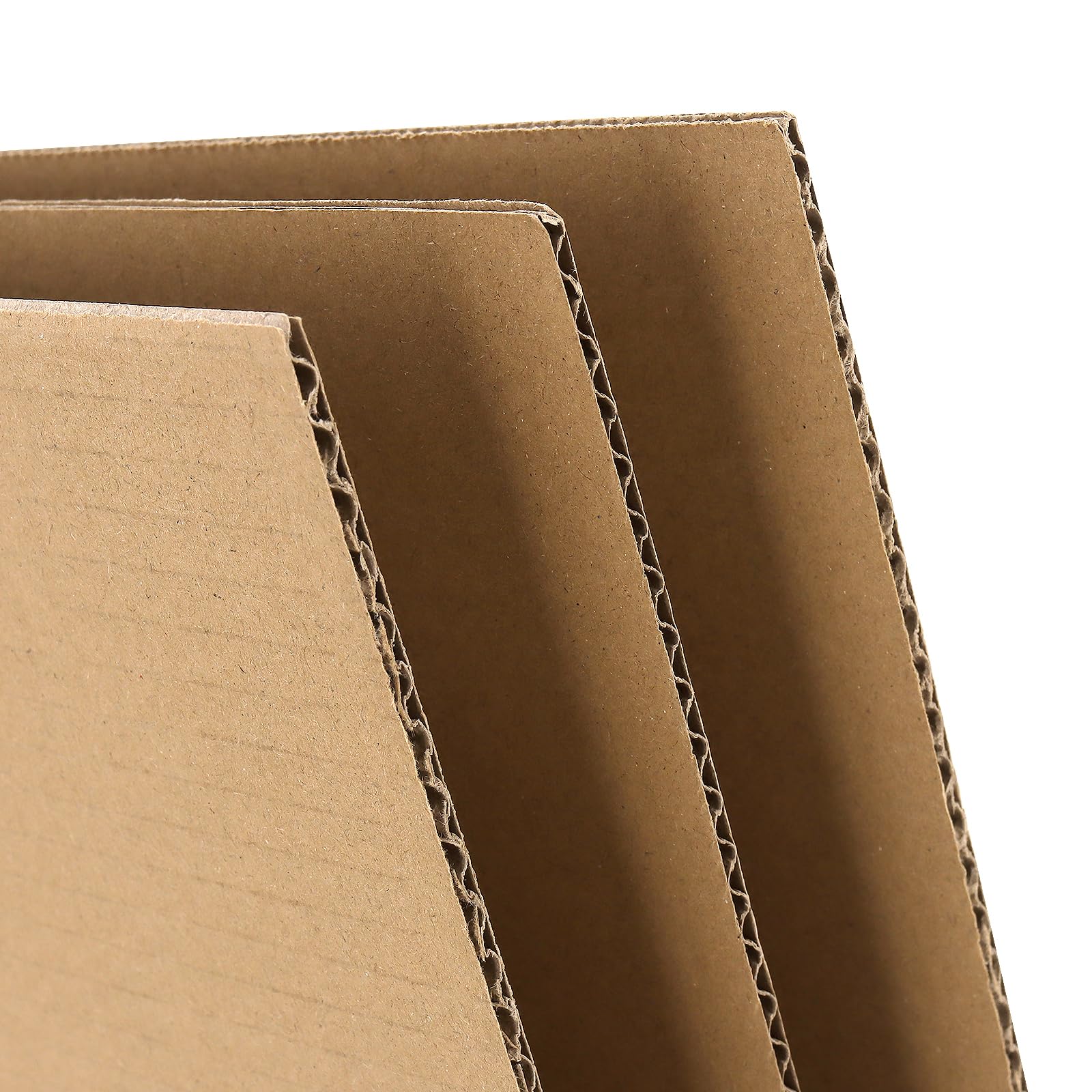 Hacaroa Lot De 50 Feuilles De Carton Ondulé De 2 Mm D'épaisseur, 30,5 X