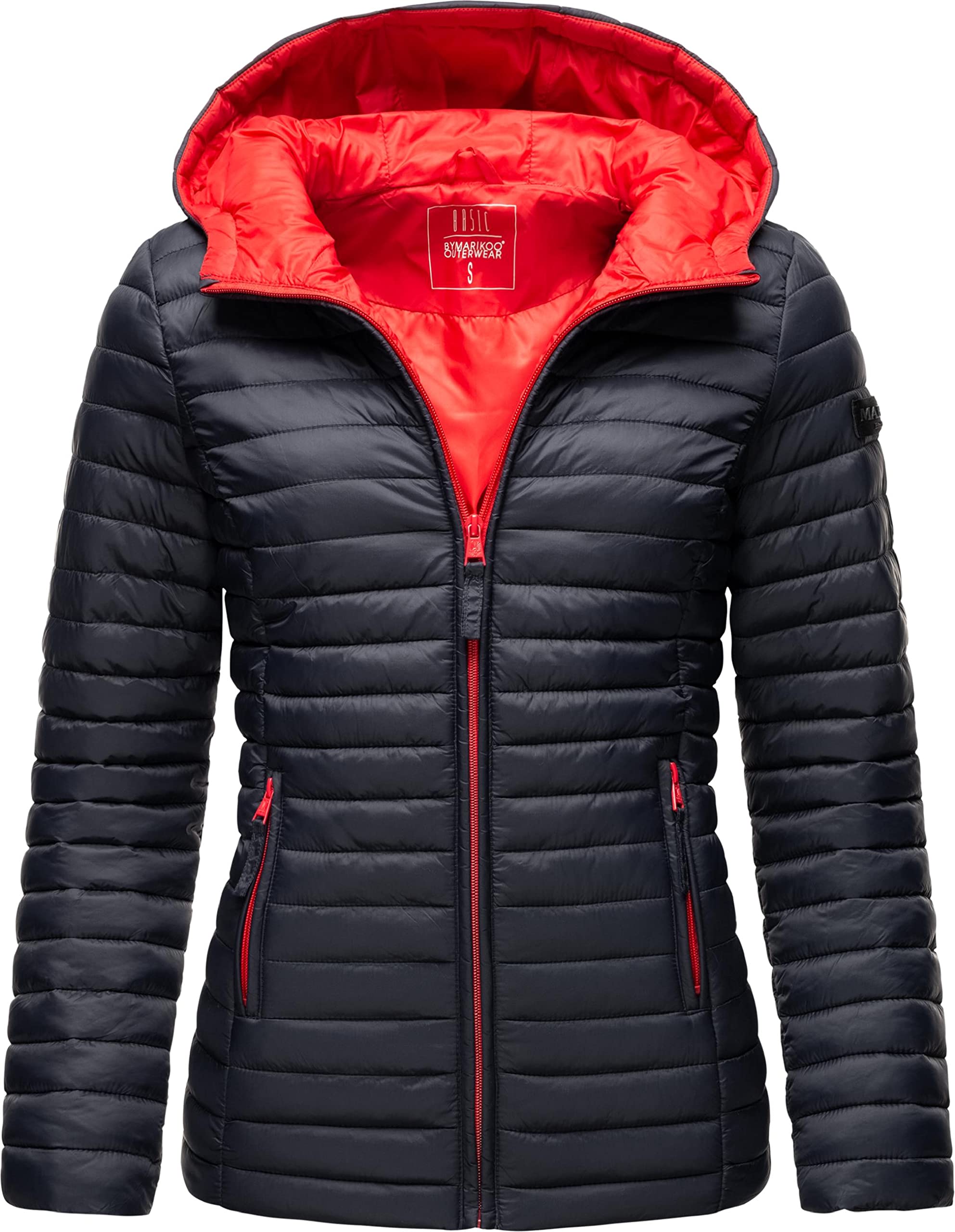 Marikoo Asraa Women's Transition Jacket Lightweight with Hood XS - 3XL - Blue - XX-Large