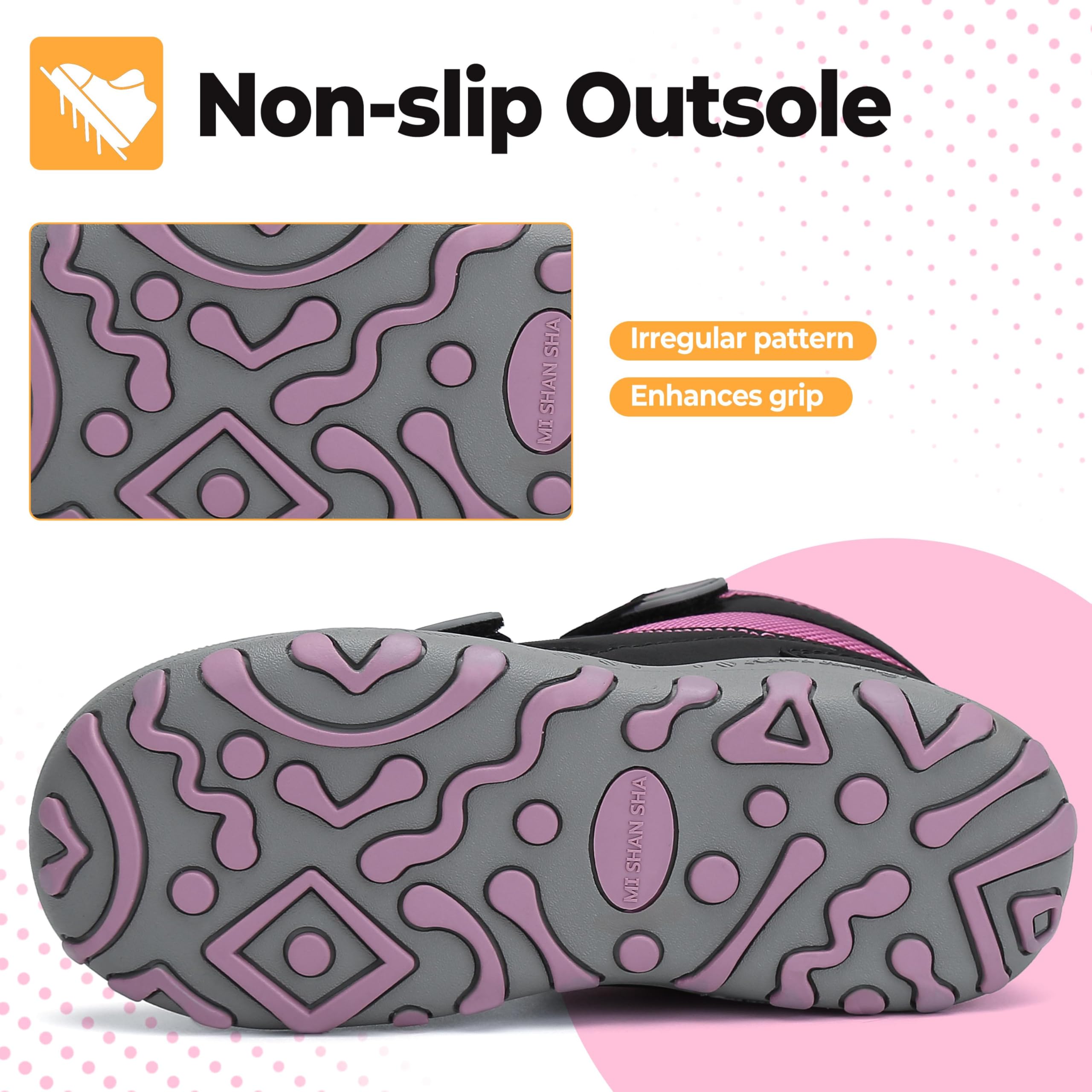 Mishansha Ragazze Scarpe da Trekking Leggere Traspirante Stivali da Escursionismo Outdoor Scarpe Sportive GR.24-38