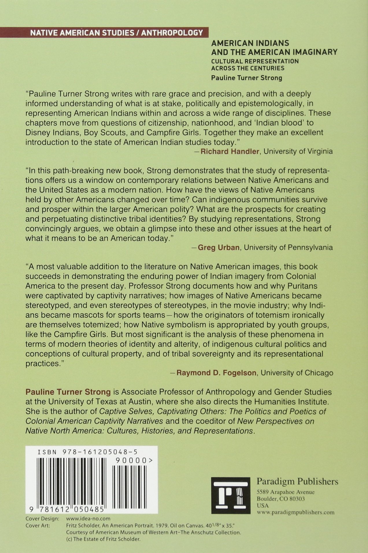 American Indians and the American Imaginary: Cultural Representation Across the Centuries