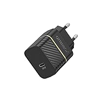 OtterBox EU Caricatore murale GAN USB-C PD 30W, Carica Fast Charge per Smartphone e Tablet, Resistente a Cadute, Robusto, Ultra Durevole, Nero