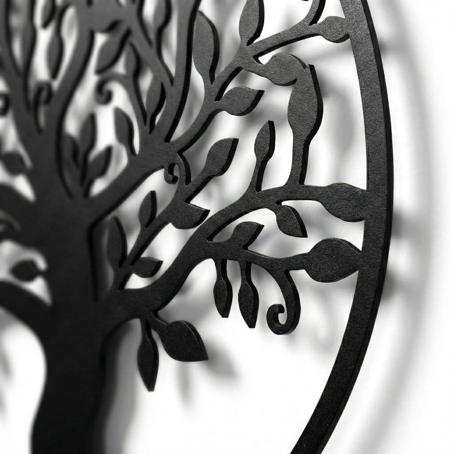 DEKADRON Metal Wall Art - Tree of Life - Family Tree Metal Wall Decor Home Office Decoration Bedroom Living Room Decor (*18" W x 18" H / 45x45cm)