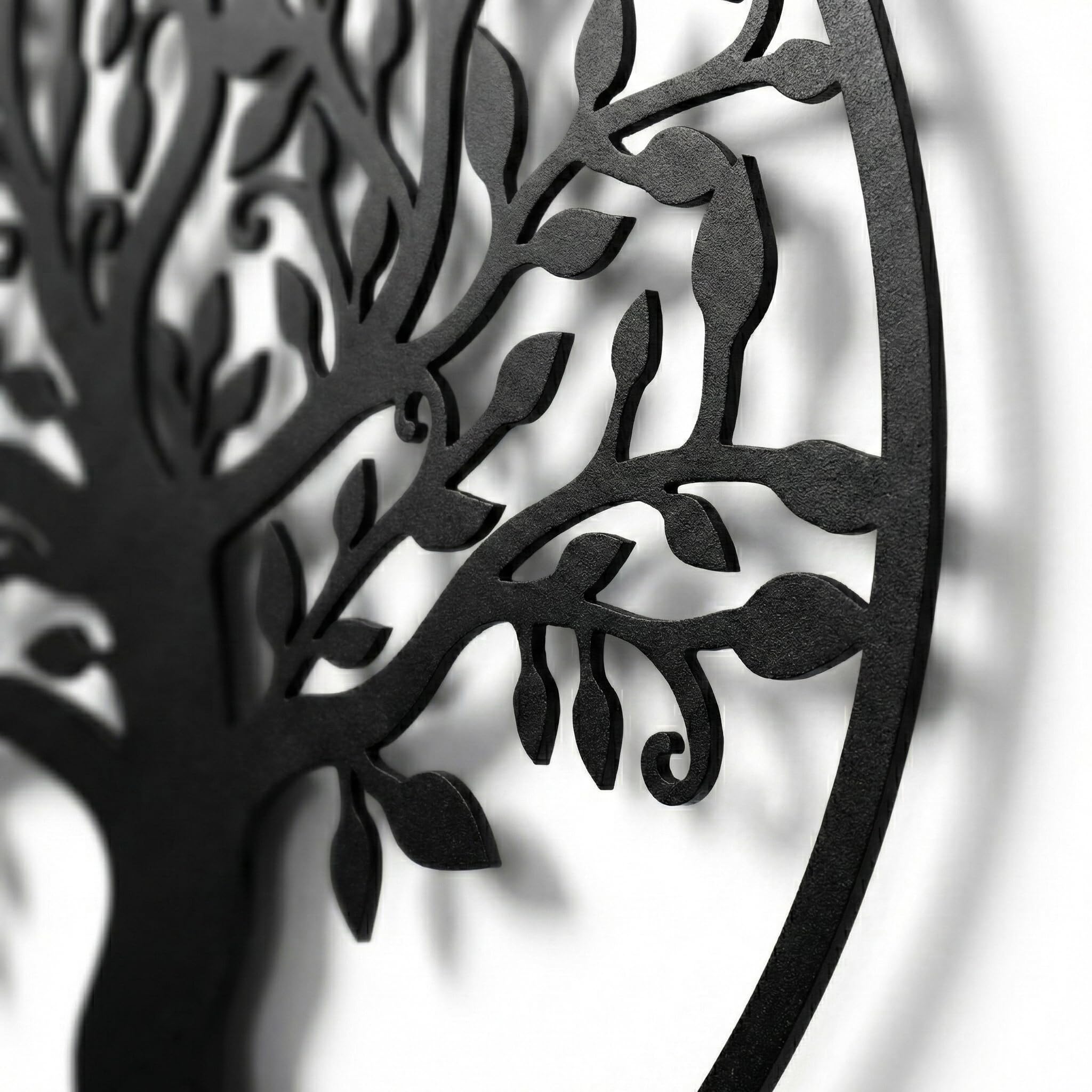 Dekadron Art Mural en métal, Art de l'arbre de Vie, Signe de Famille Arbre 60x60cm