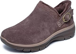 Skechers Women's Easy Going - Modern Time Hands Free Slip-ins | Hands Free Slip-Ins, Relaxed Fit, Air-Cooled Memory Foam, Suede, 3M Scotchgard, Chenille Lining