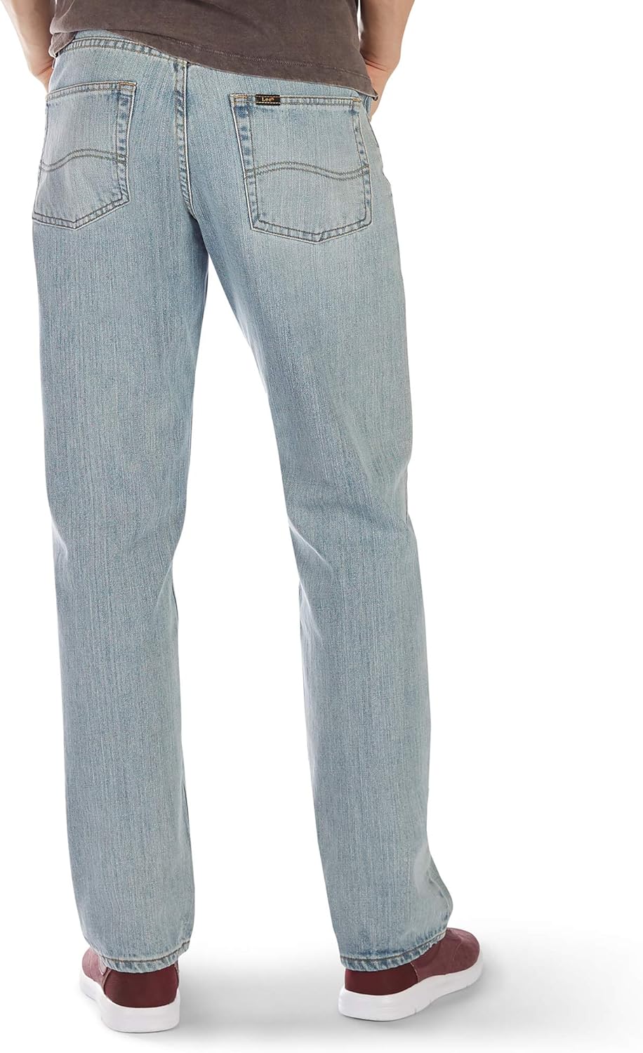 Lee Men's Regular Fit Straight Leg Jean 42W x 34L Wicked