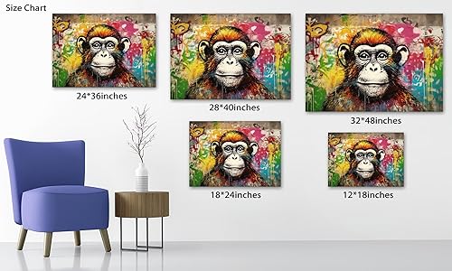 Miniatura 178 de ANRUOXI Graffiti - Lienzo decorativo para pared, diseño abstracto retro, pintura urbana moderna, póster de decoración de pared de zapatos para