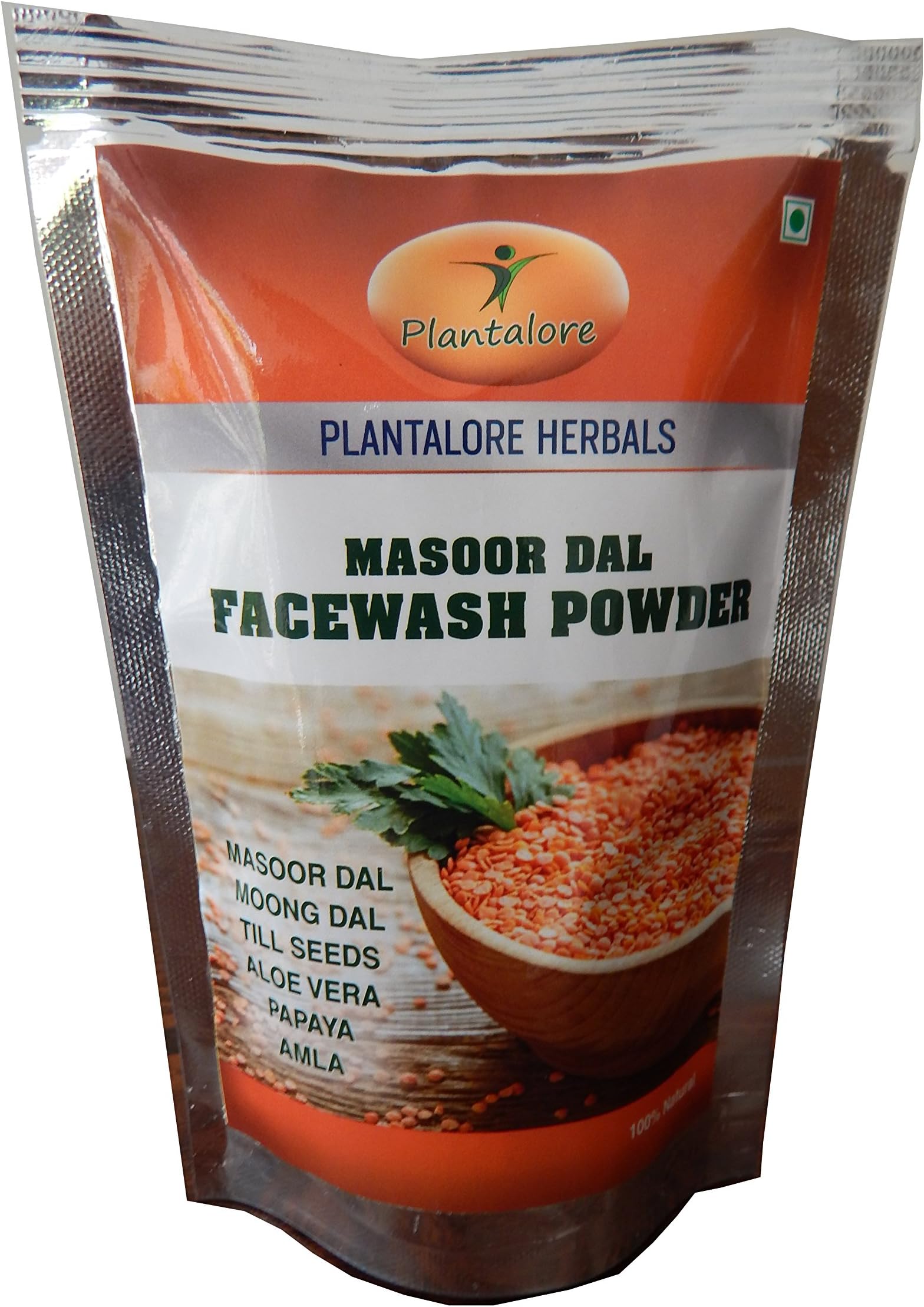 Masoor Dal Moisturizing Facewash Powder, 100 gm )